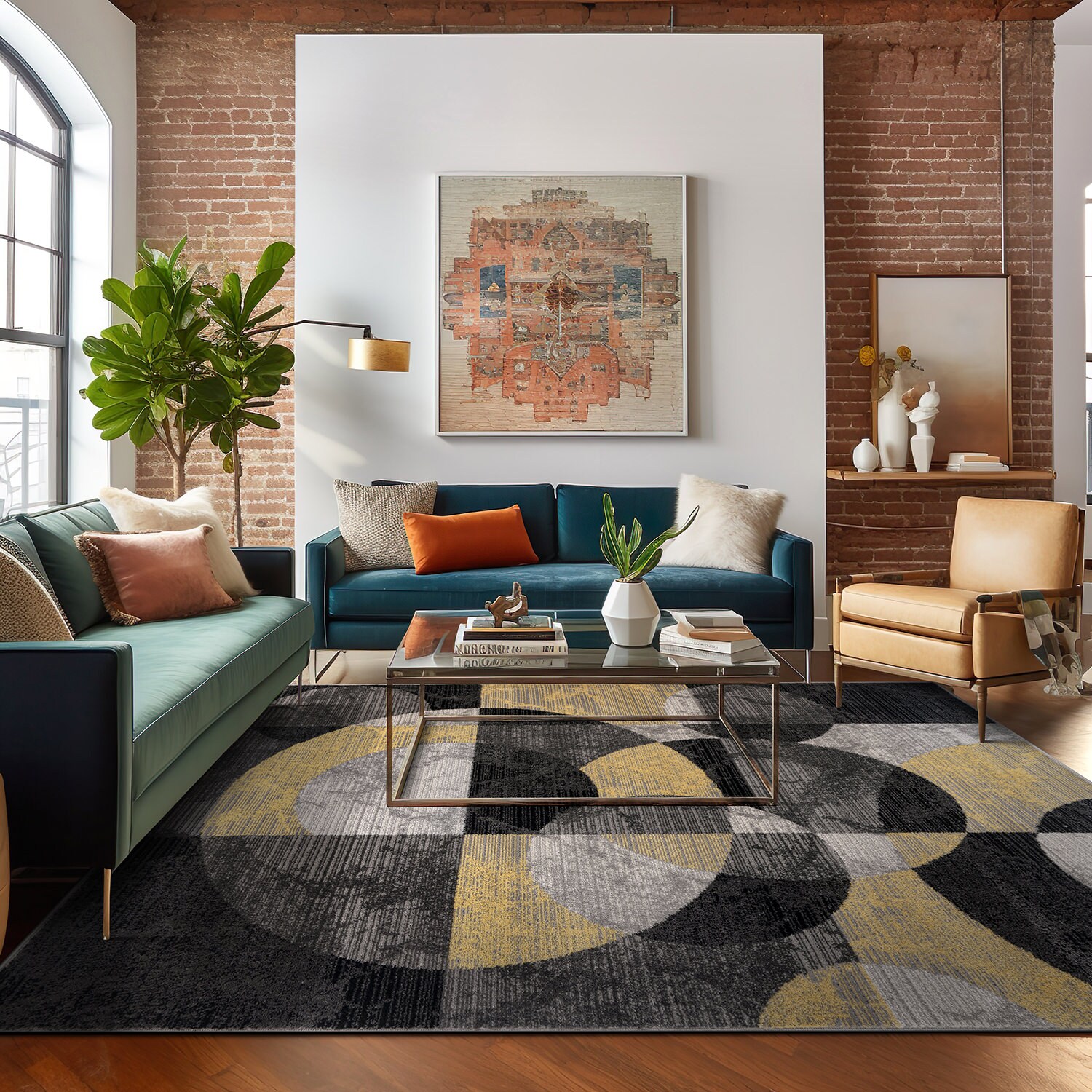 World Rug Gallery 397YELLOW8X10 rugs - View #8