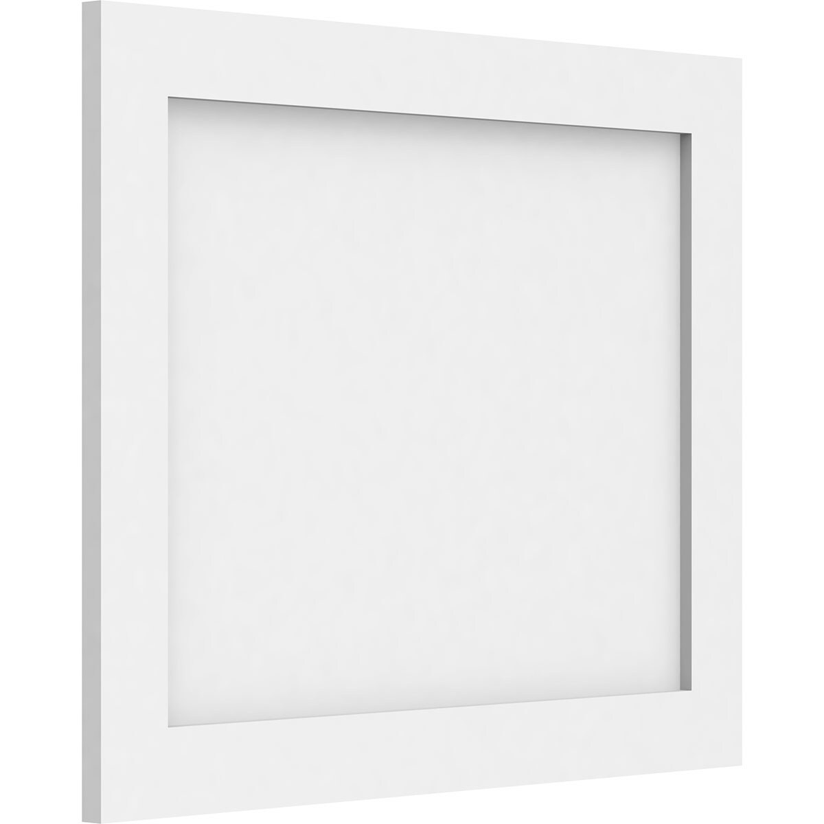 Ekena Millwork WALP22X18X062CNL 22-in x 18-in Smooth Paintable/Stainable White PVC Fretwork Wall Panel (