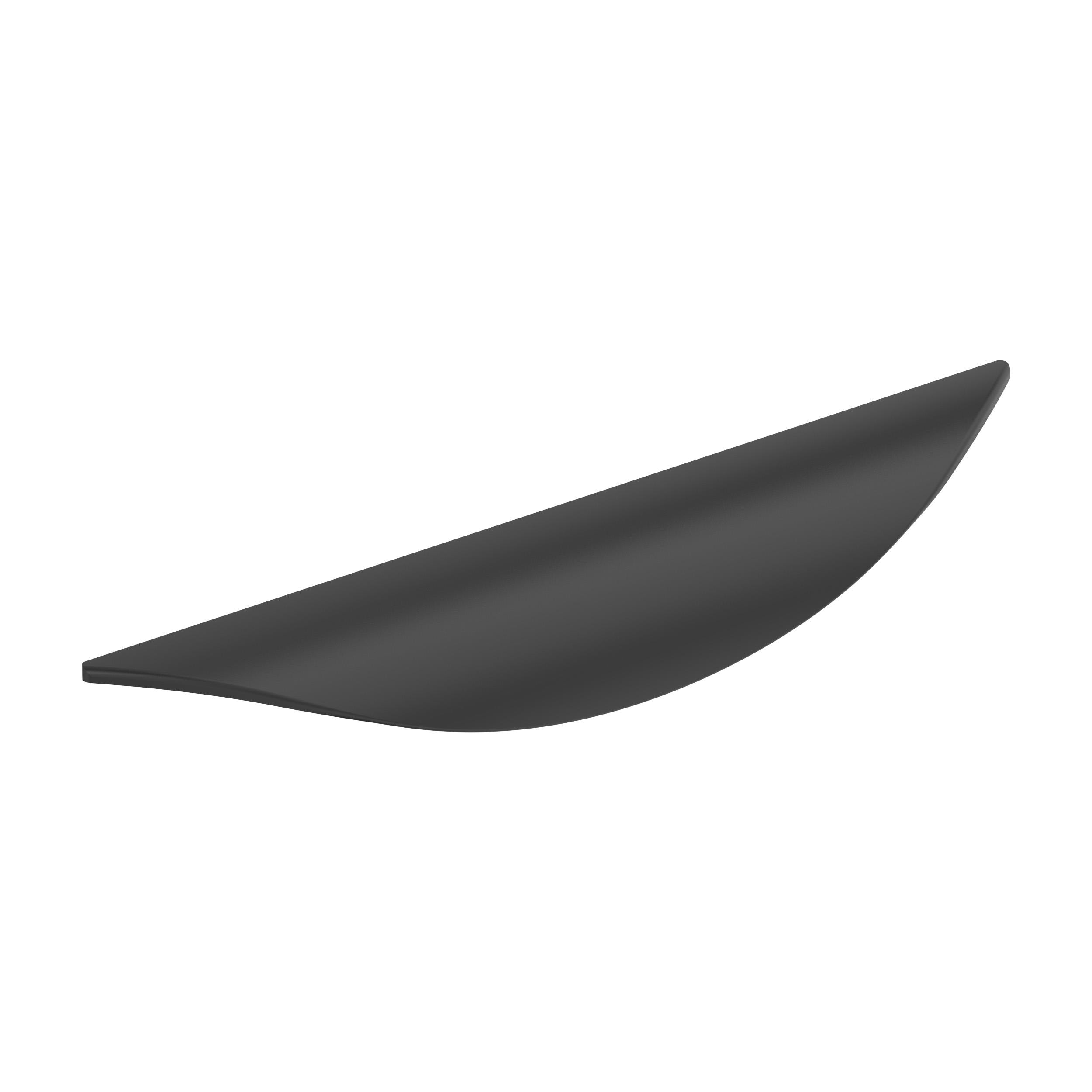 Amerock 10VMP37211MB Current 3-3/4-in , 96mm Center to Center Matte Black Oval Edge Drawer Pulls 10 -Pack