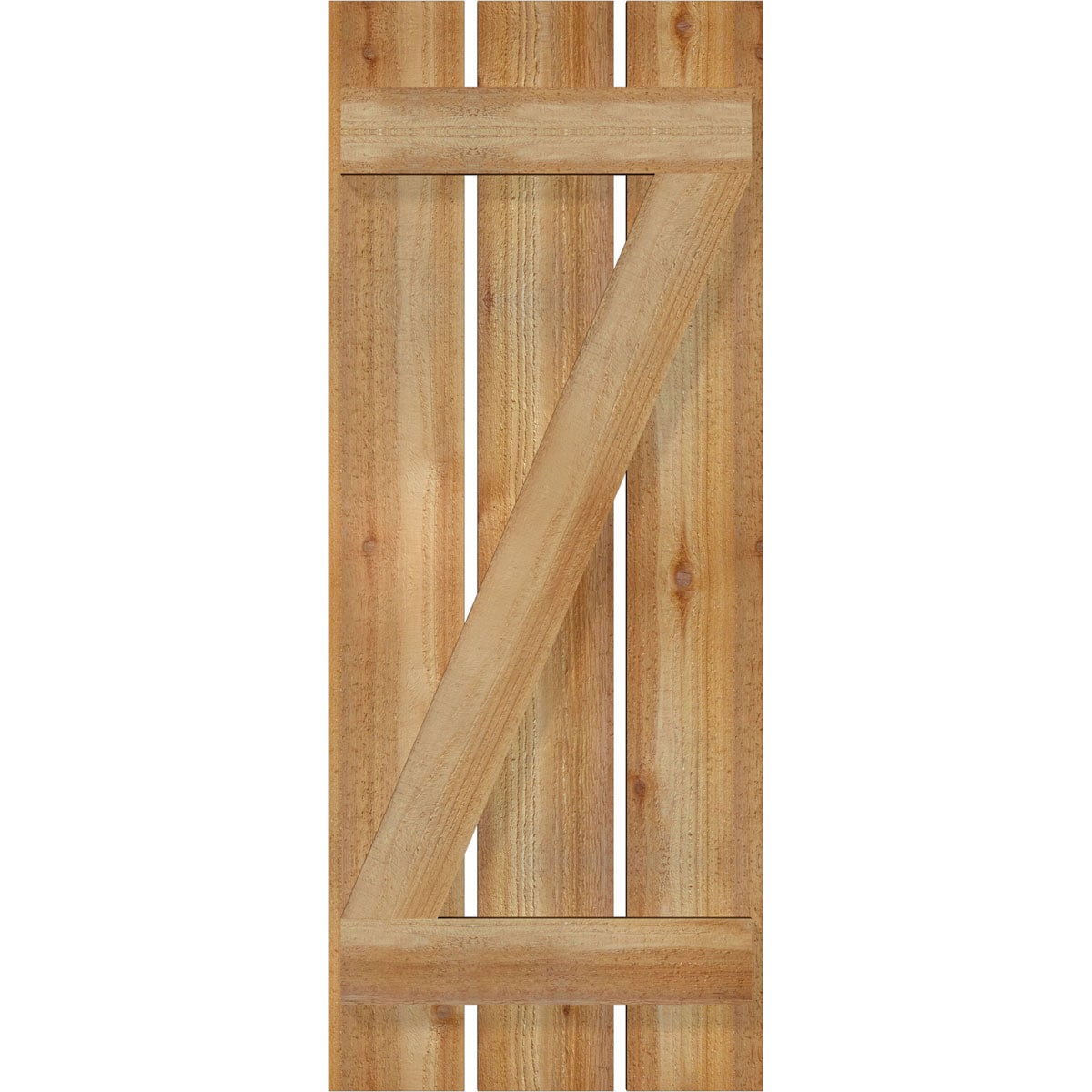 Ekena Millwork RBS06Z17X043RWR Exterior-Shutters - View #5