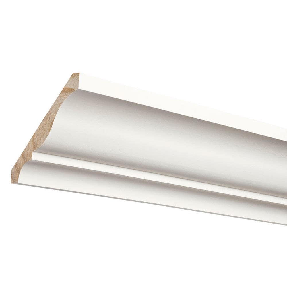 RELIABILT L0404728 4-5/8-in x 8-ft Pine Primed Wood 47 Crown Moulding