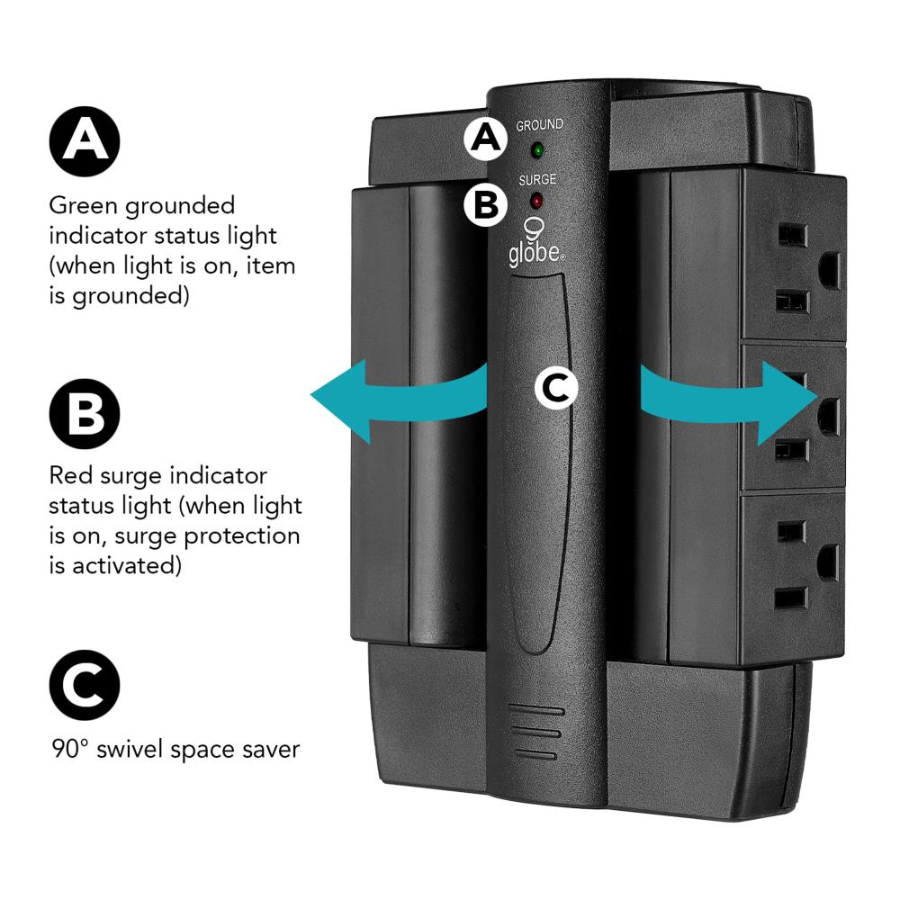 Globe Electric 7792001 Surge-Protectors - View #7
