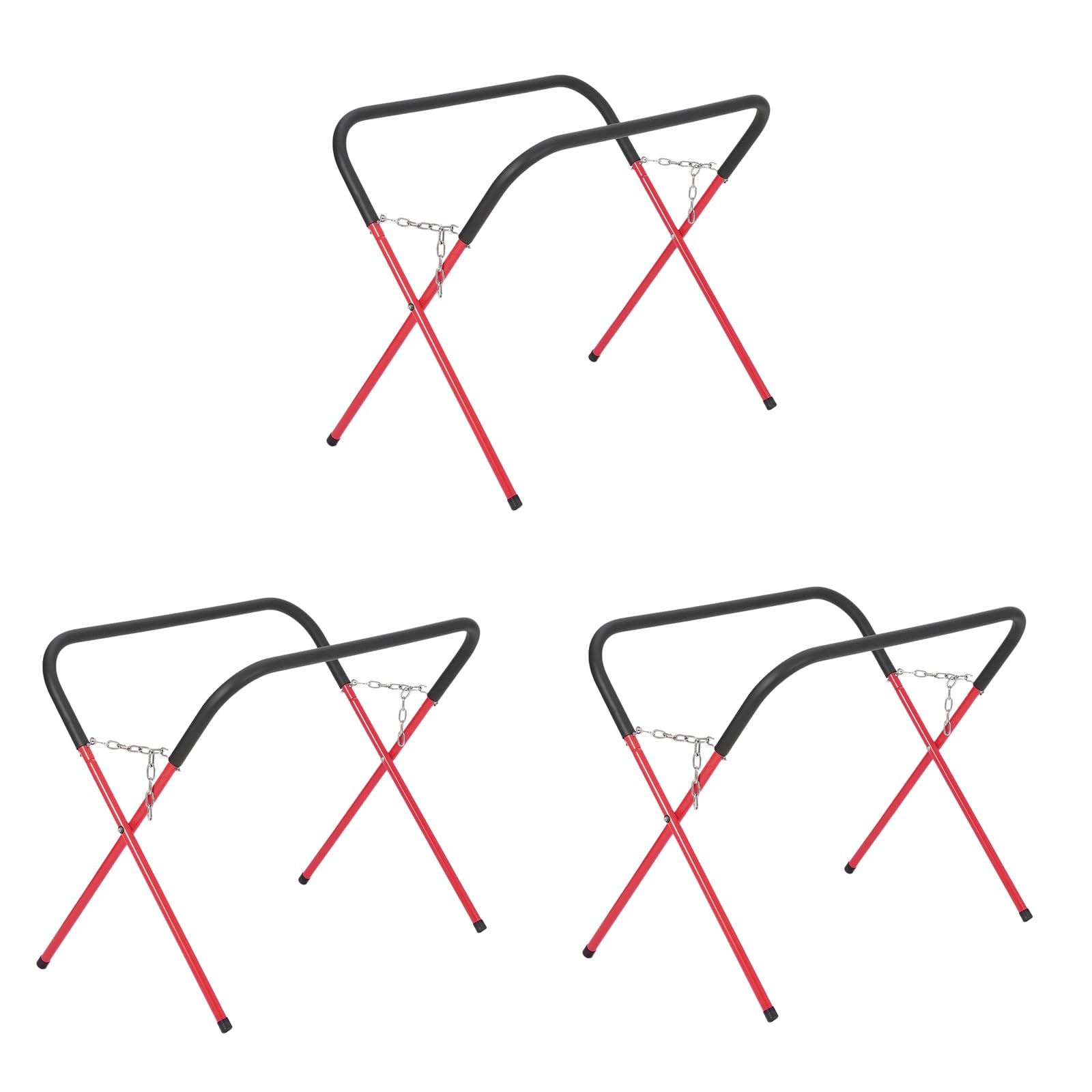 Garvee 3 Pack 750 LBS Portable Folding Work Stand - Heavy Duty Automotive Work Bench For Garage Repair Holding Car Bumpers Fenders Doors And Hood Panels
