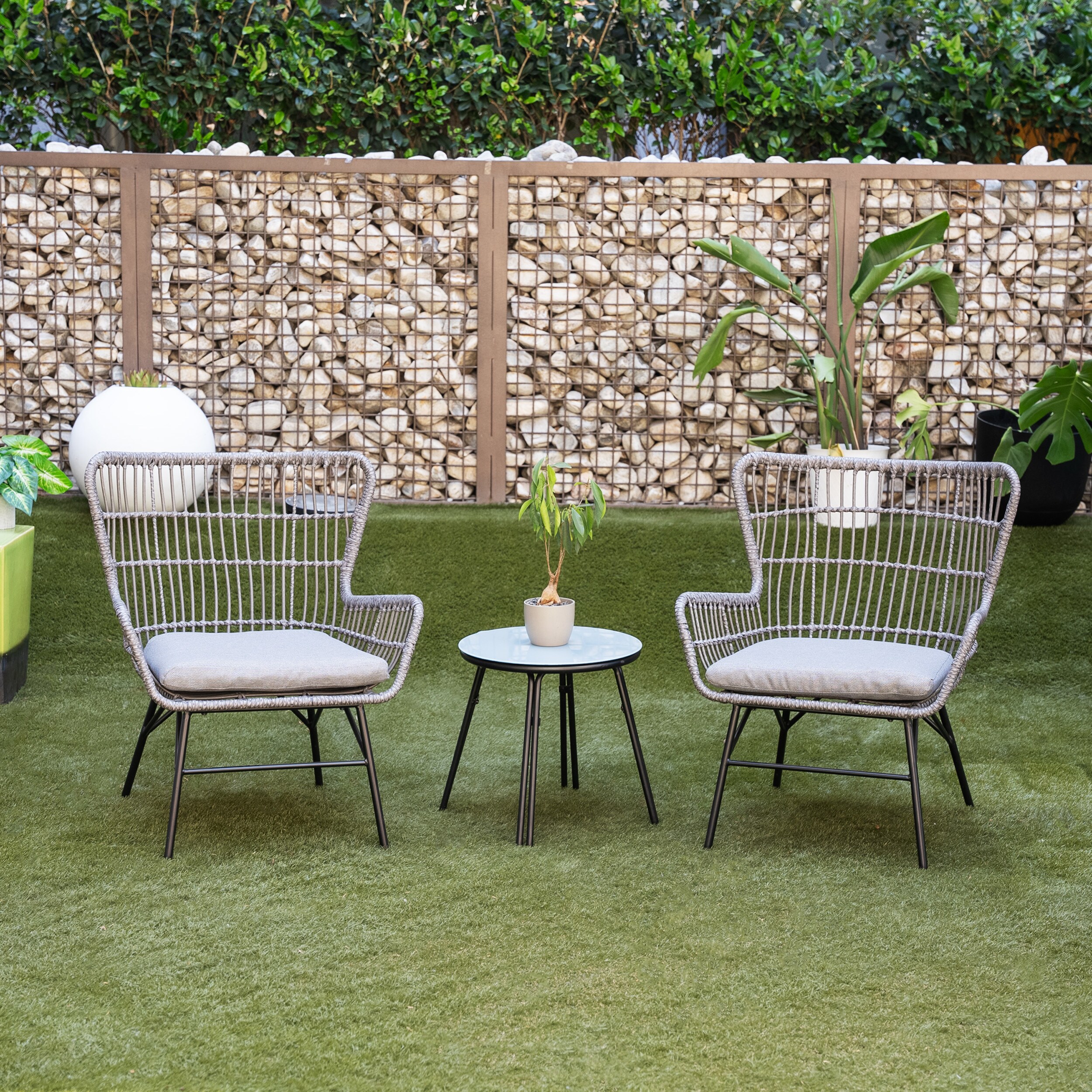 Alpine Corporation MKM108A Patio-Conversation-Sets - View #2