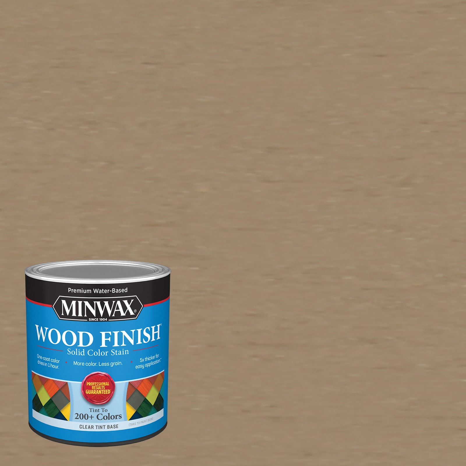 Minwax MW1122-1658613 Wood Finish Water-based Rustic Oak MW1122 Solid Interior Stain ( 1-quart )