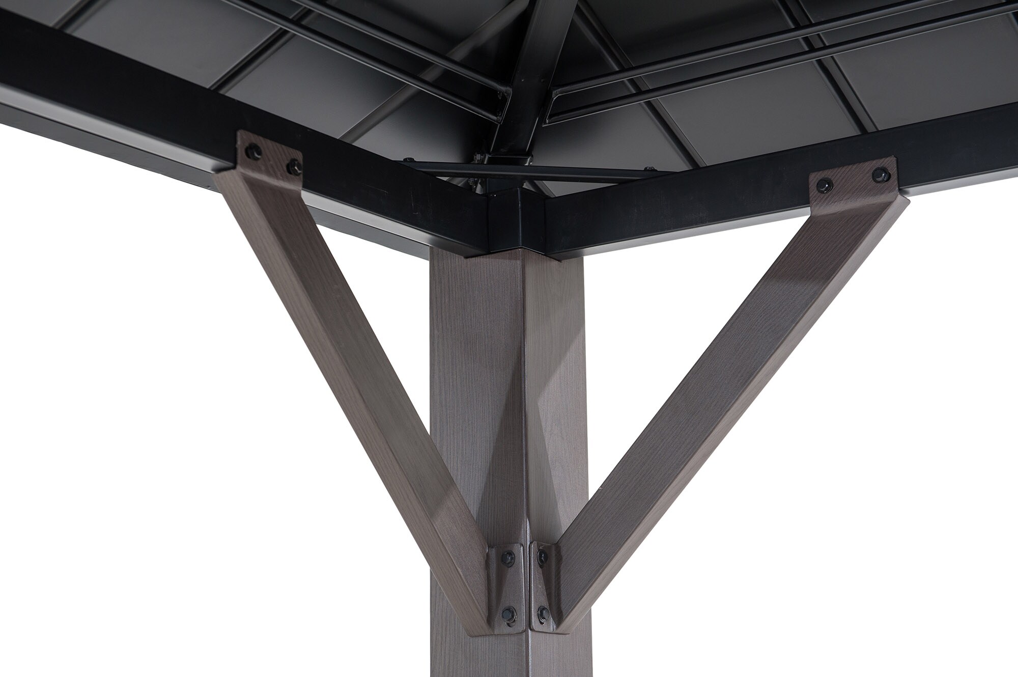 allen + roth L-GZ1150PST-A Wood-Resin-Gazebos - View #5