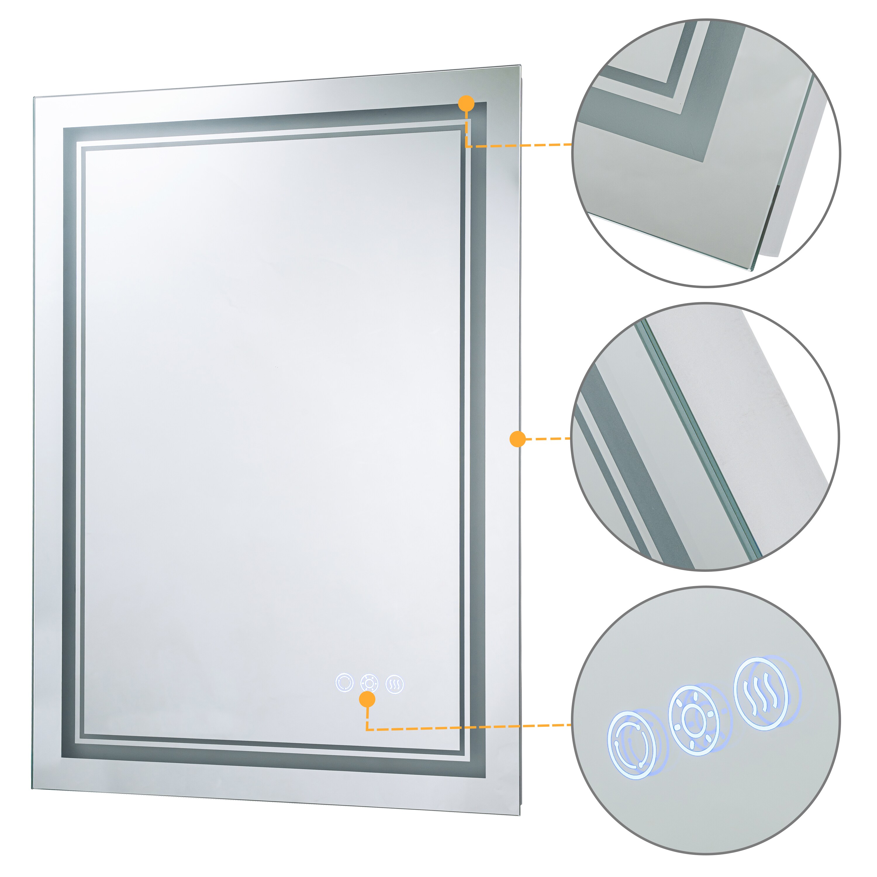 C Cattleya CA2144-CH Framed-Bath-Mirrors - View #5
