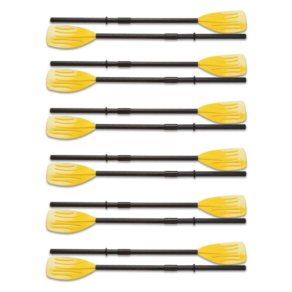 Details about   2x Collapsible Kayak Paddles Oars for Rubber Dinghy Boat Max 42inch Yellow 
