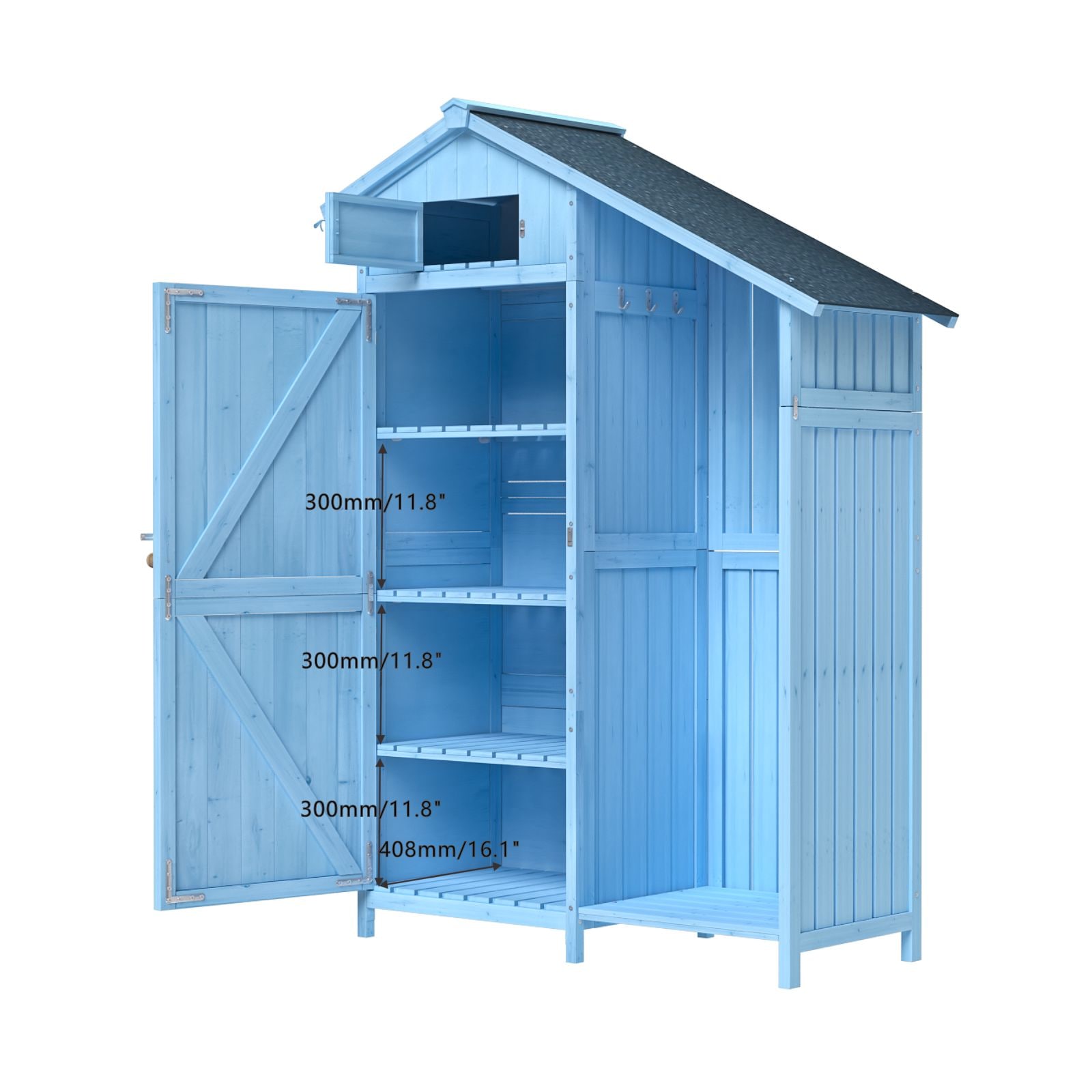 WELLFOR GIZTT120BE-2 Wood-Storage-Buildings - View #5