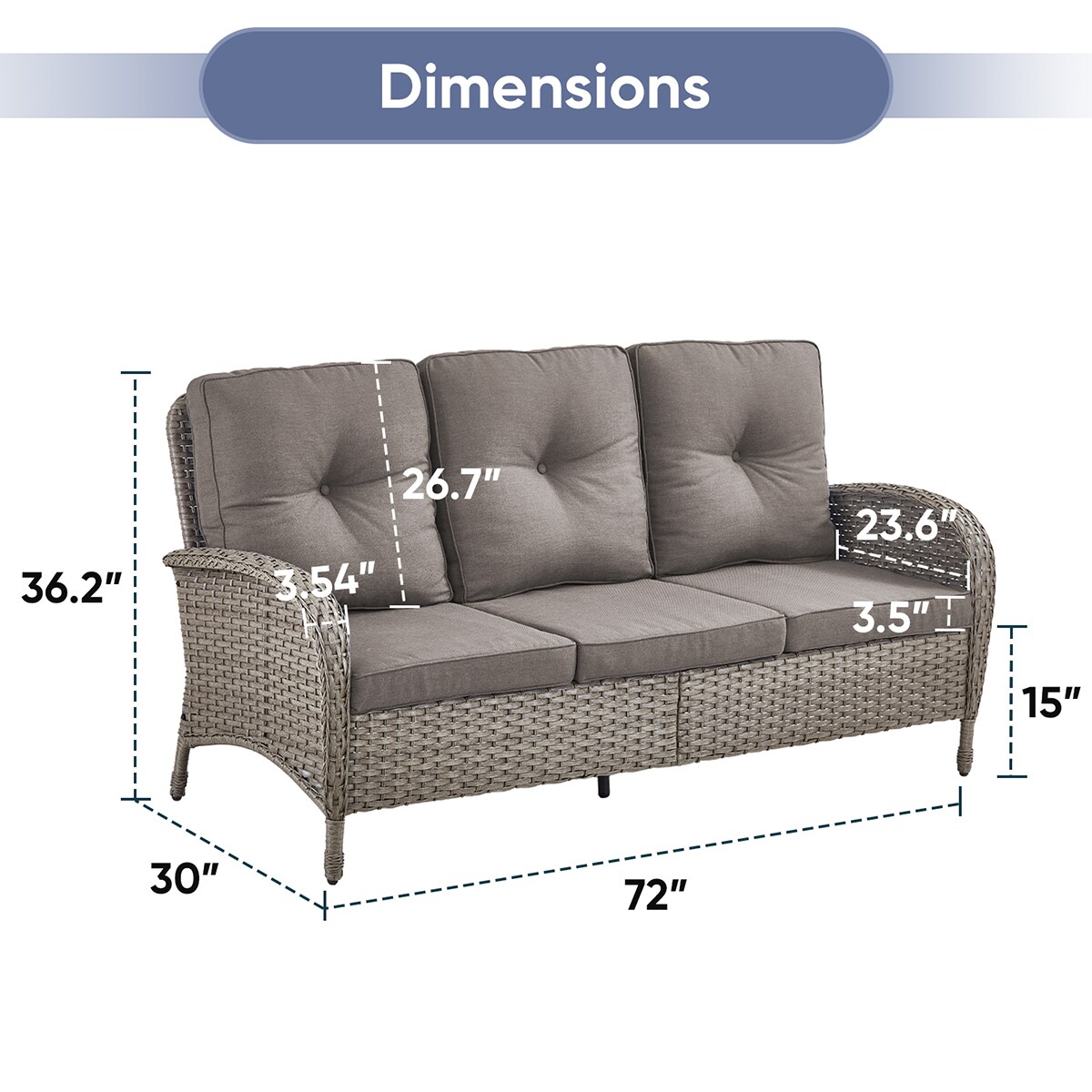 Rilyson FSKWGY13-3 Patio-Sofas-Daybeds - View #7