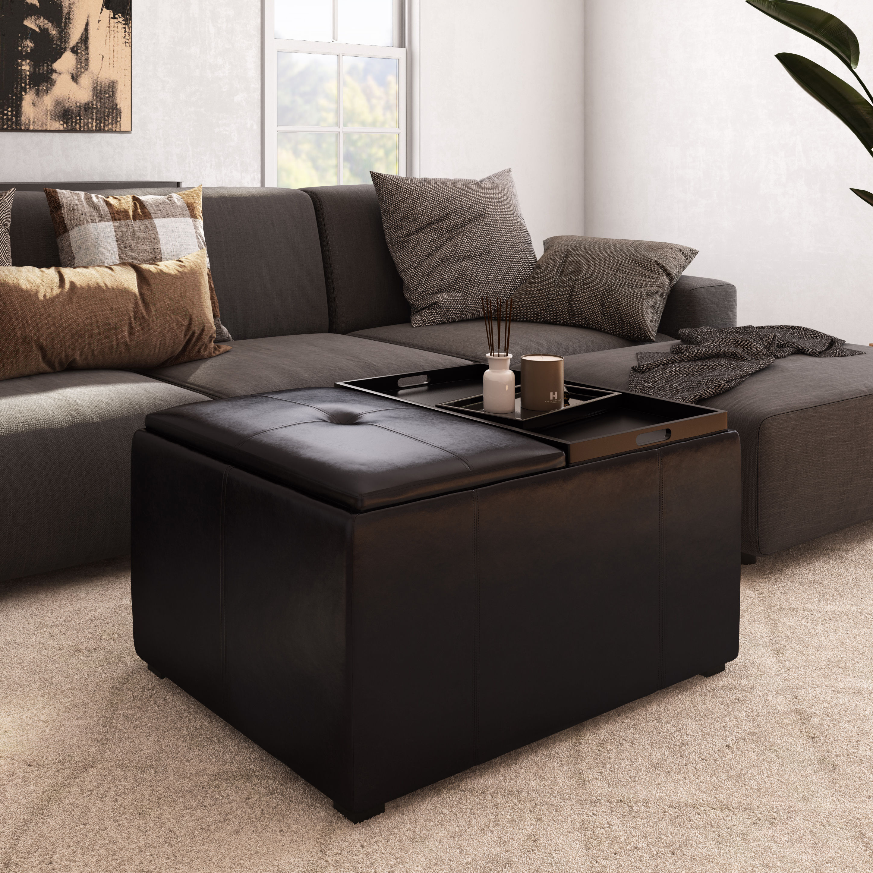 Simpli Home AY-F-07SM-BR Indoor-Ottomans - View #7
