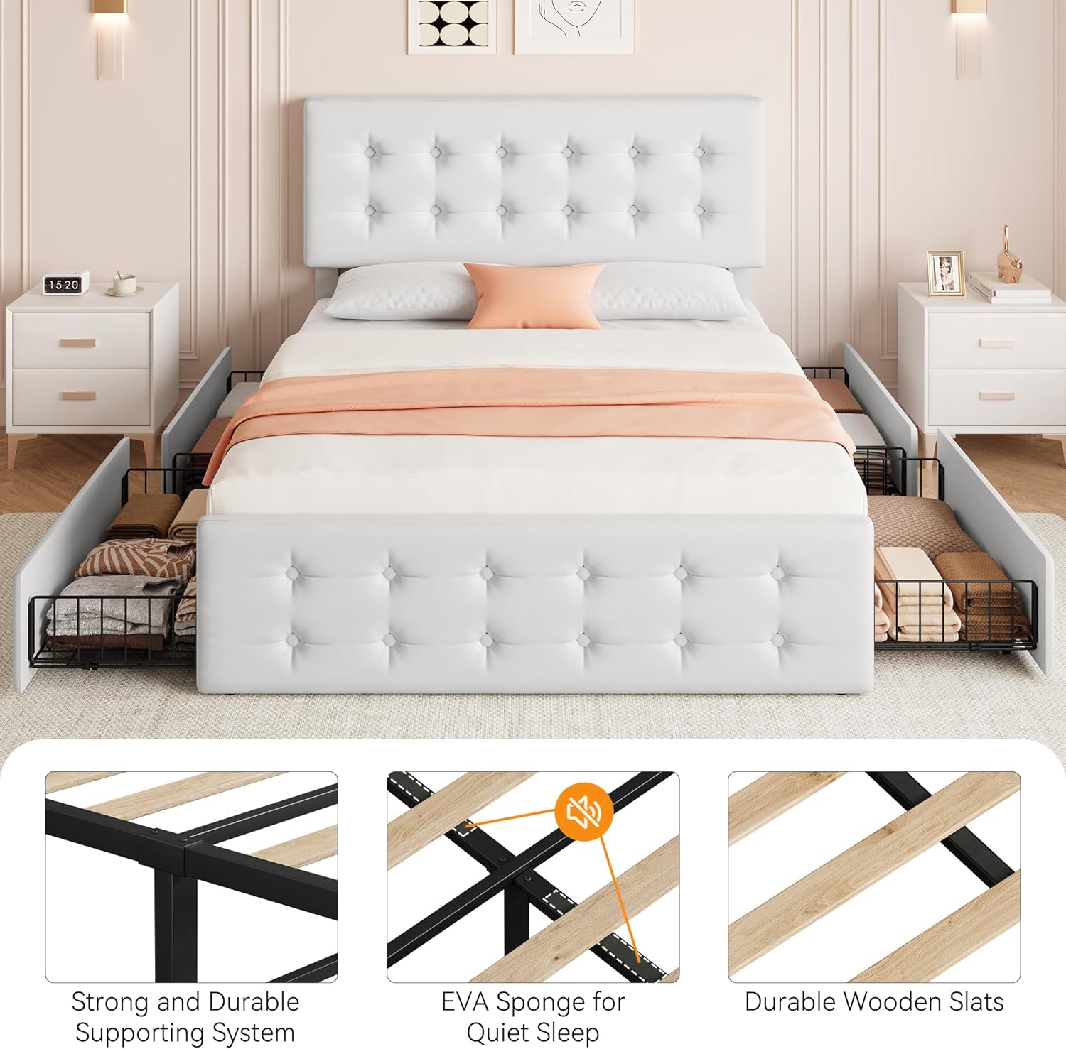 Qeetex LHF-BED-PHO-121U417X beds - View #6