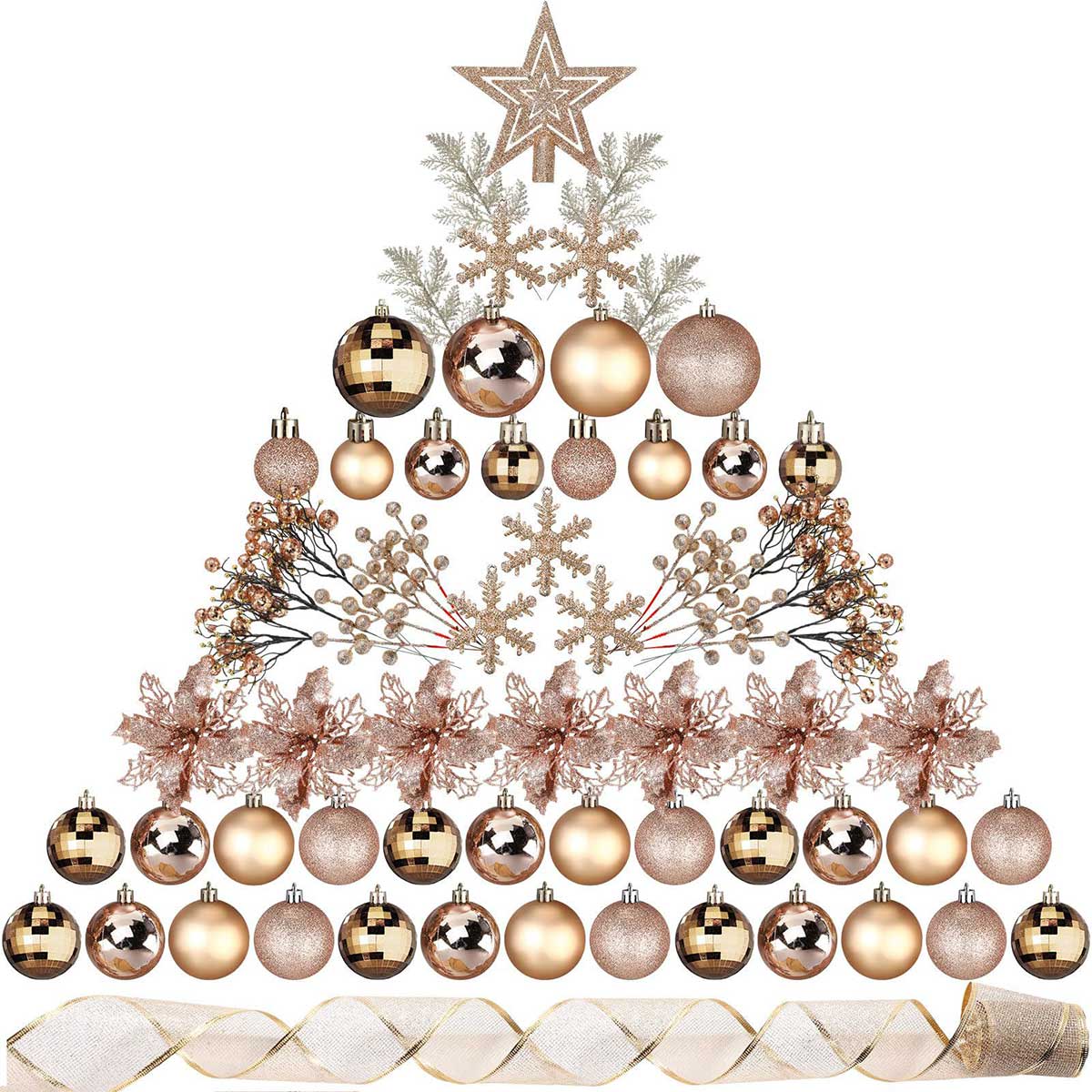 Christmas Tree Decorations Theme/Design Assorted