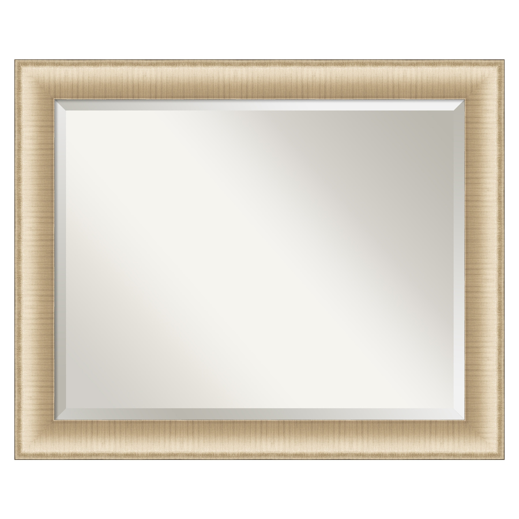Amanti Art A17005479781 Elegant Brushed Honey 32.75-Inches W x 26.75-Inches H Rectangle Elegant Brushed Honey Framed Wall Mirror
