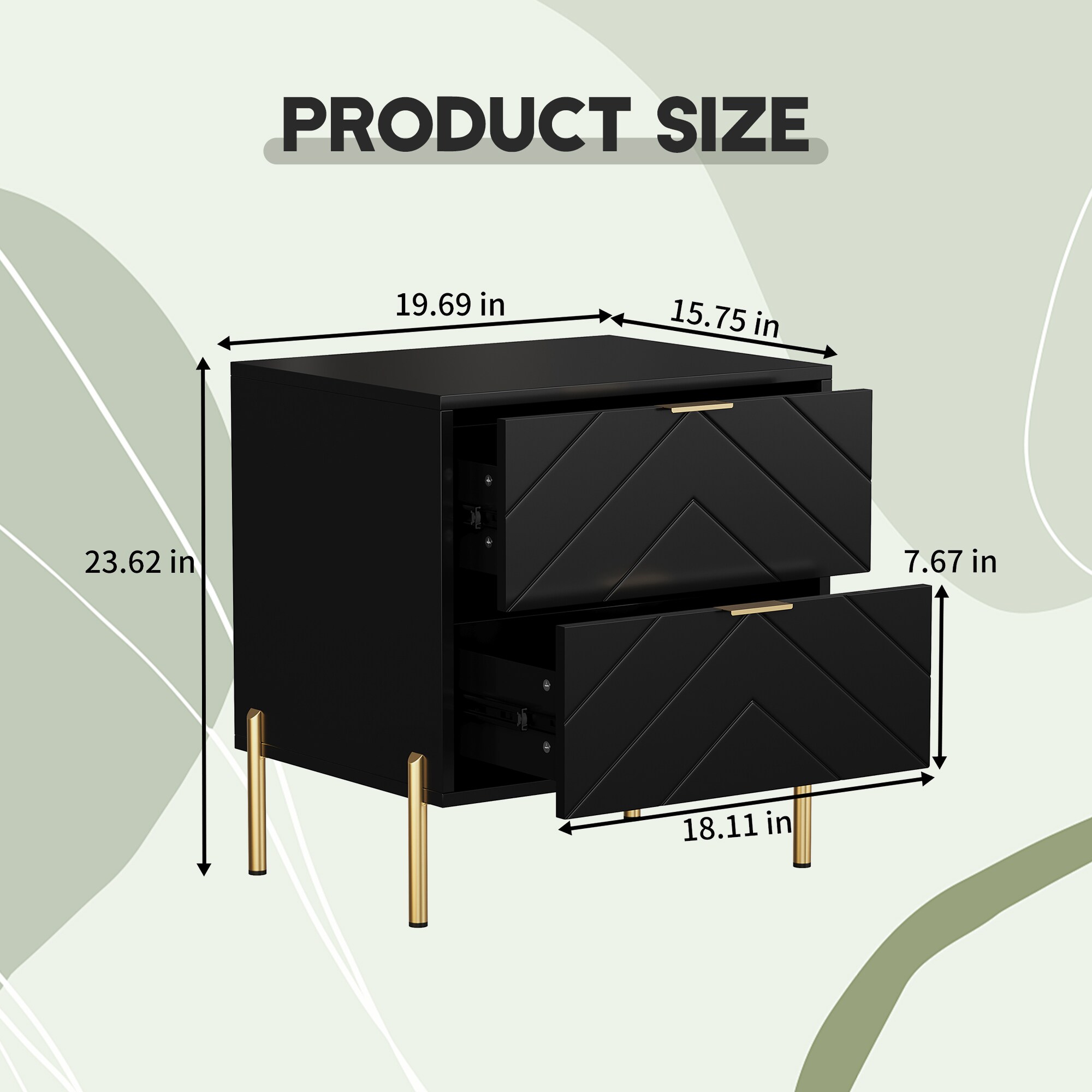 Clihome CL-JH052-013WH-N nightstands - View #7