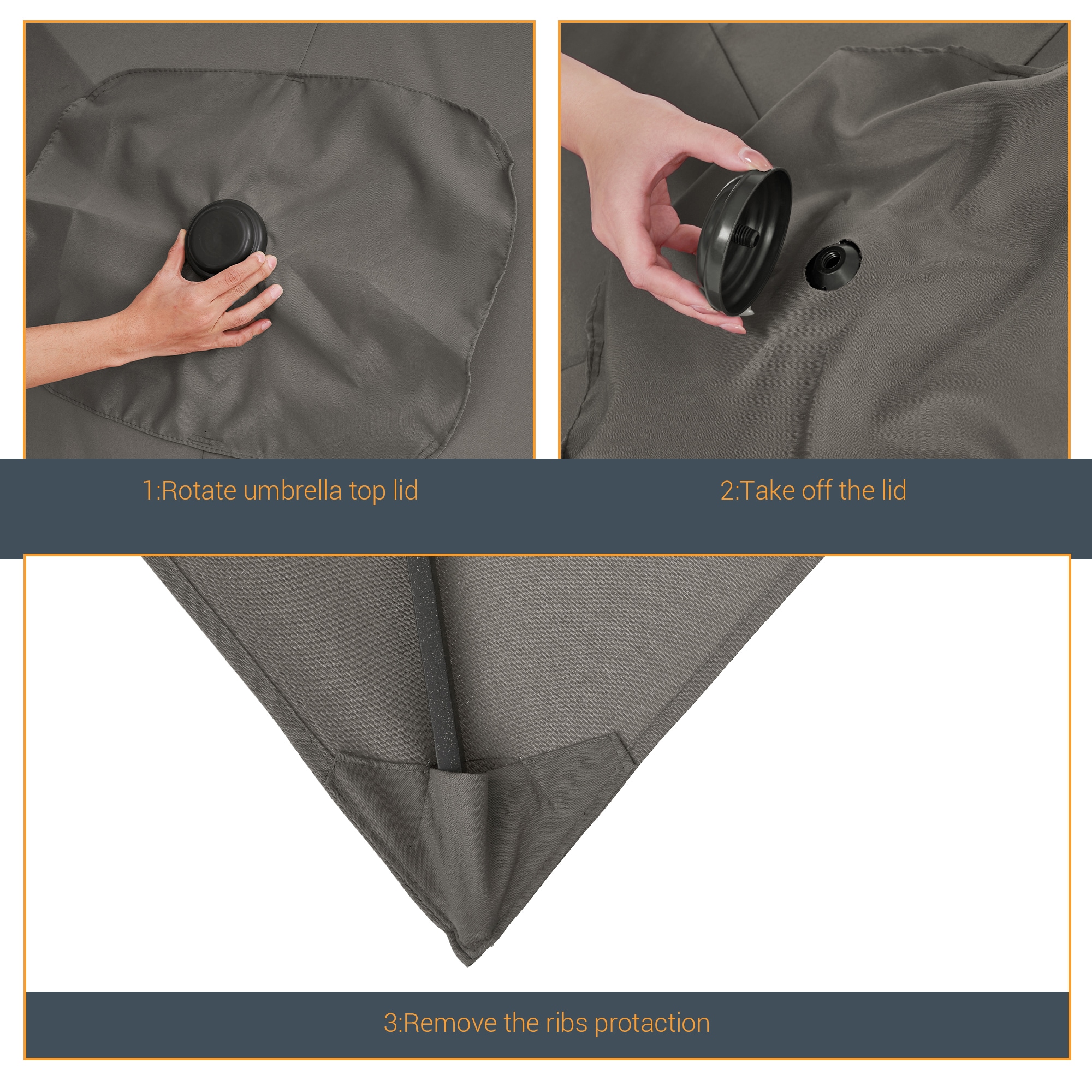 ACEGOSES LW-R16GY Umbrellas-2 - View #2