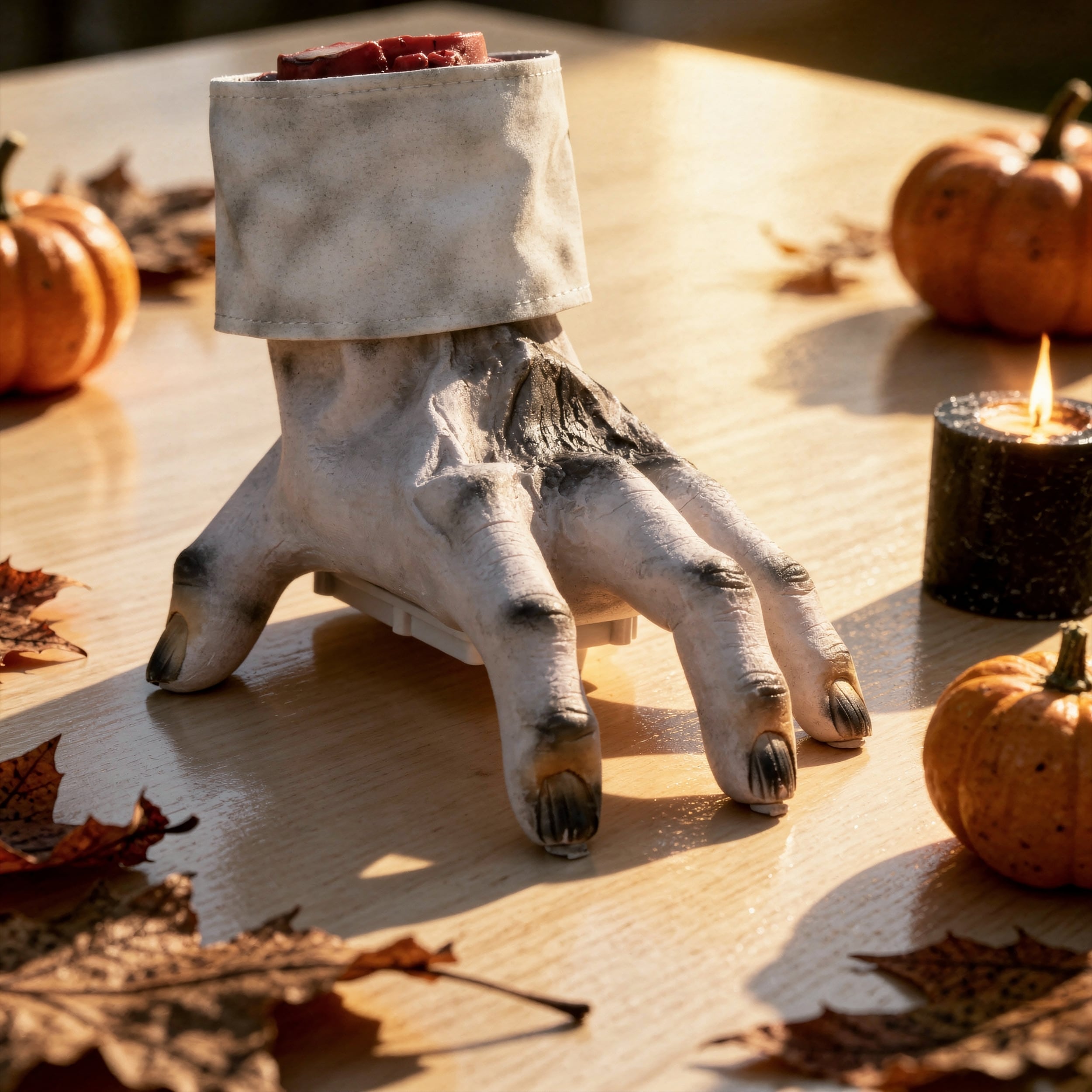 Haunted Living 7.5-in Crawling Tuxedo Hand Battery Operated