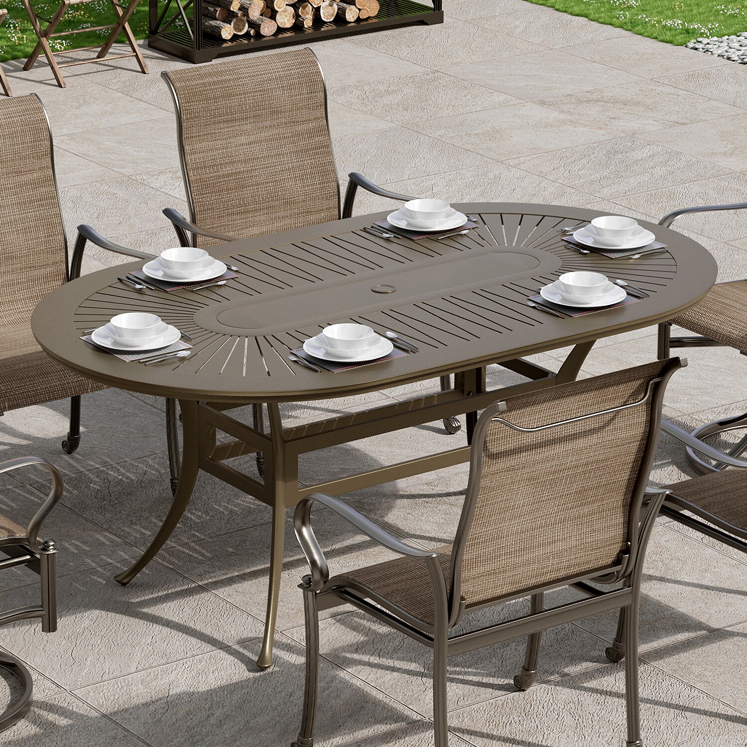 Mondawe OR-FG4A-GO Patio-Tables - View #2