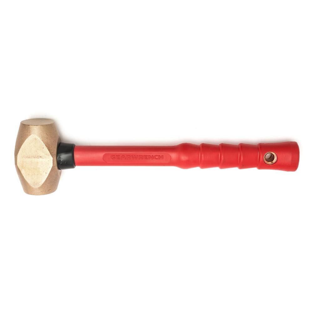 GEARWRENCH 16-oz Rounded Face Brass Head Wood Brass Club Hammer in the  Hammers department at