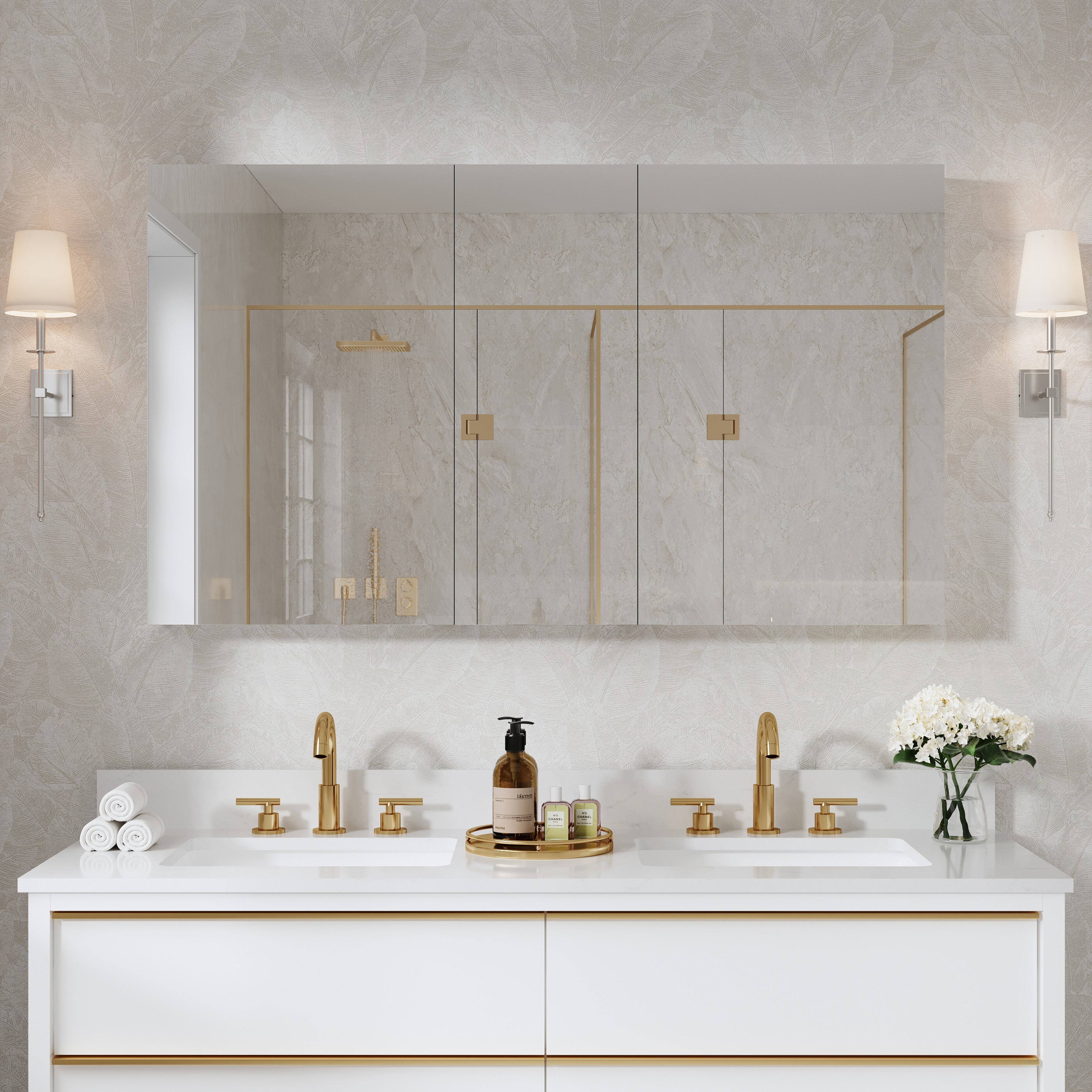 WELLFOR ROSA20TY20L Bathroom-Wall-Cabinets - View #12