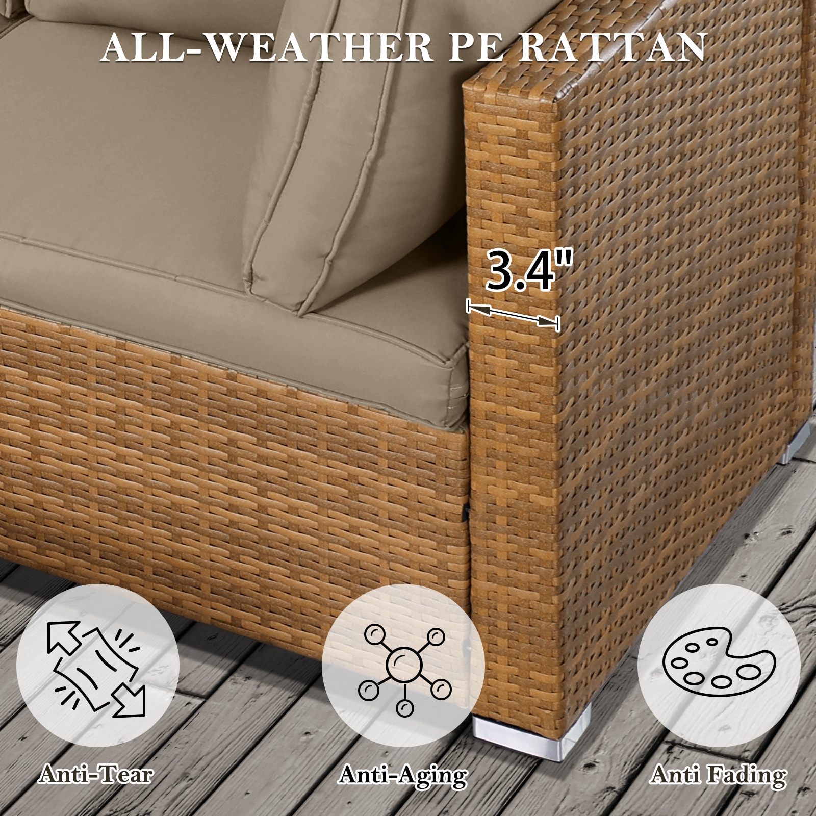 NOBLEMOOD LS-2035CO Patio-Conversation-Sets - View #4