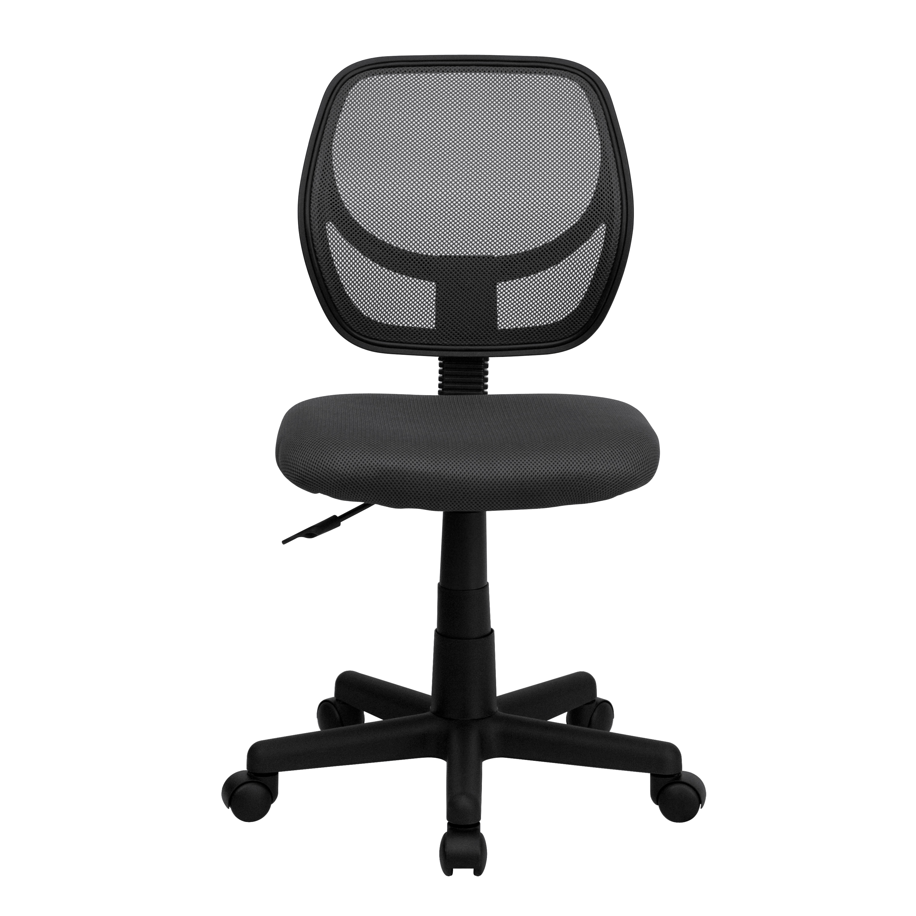 ErgoComfort 360 Swivel Mesh Task Chair with Lumbar Support, Gray and Black