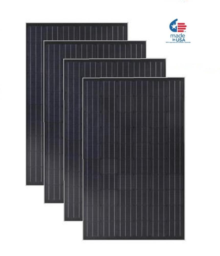 Grape Solar GS-M60-300-FAB1-USA4 4-Module 65-in x 39.25-in 300-Watt Solar Panel