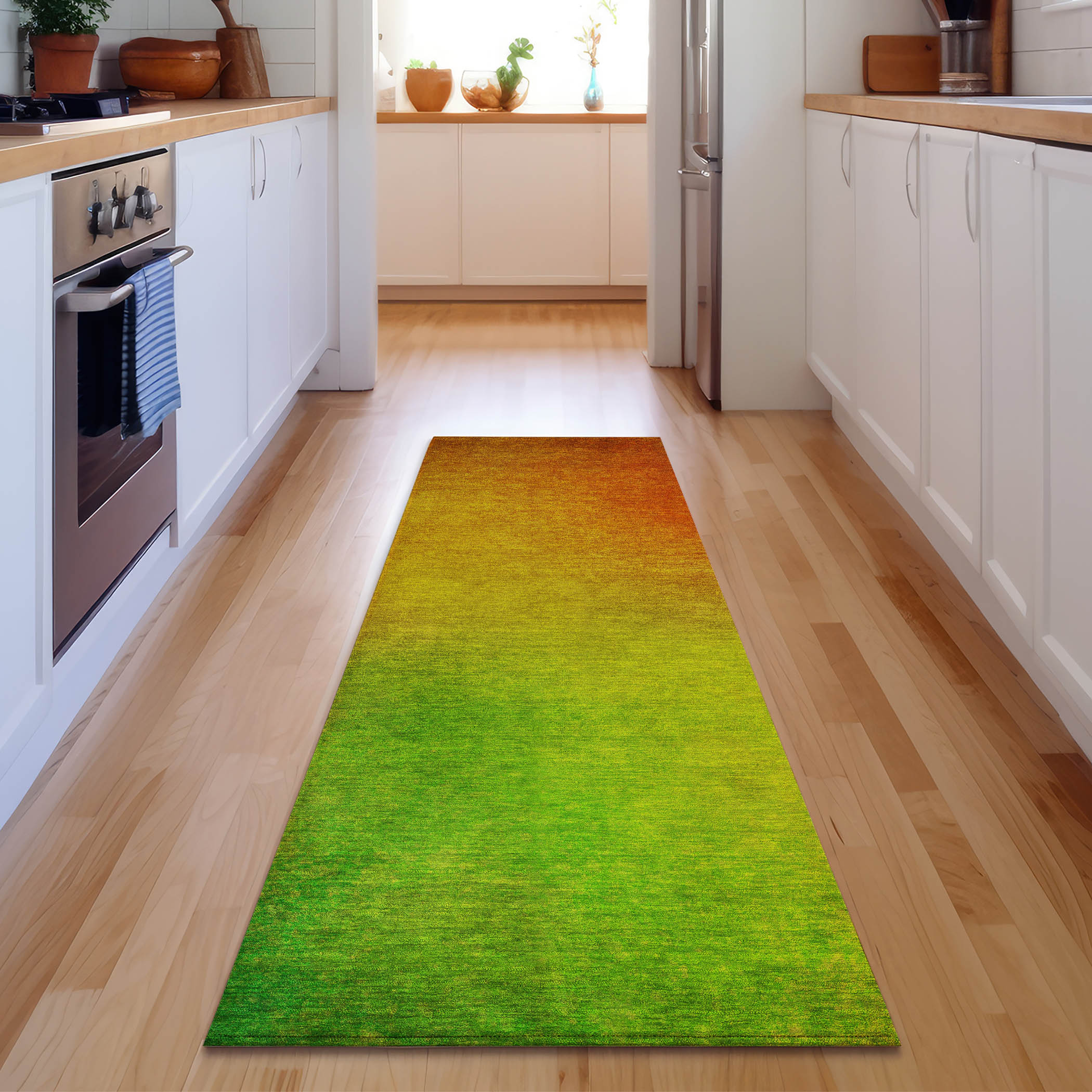 Addison Rugs AMF583TR2X8 Mayfield AMF583TR 2 x 7 (ft) Loomed Polyester Terracotta Rectangular Indoor Geometric Machine washable Area rug