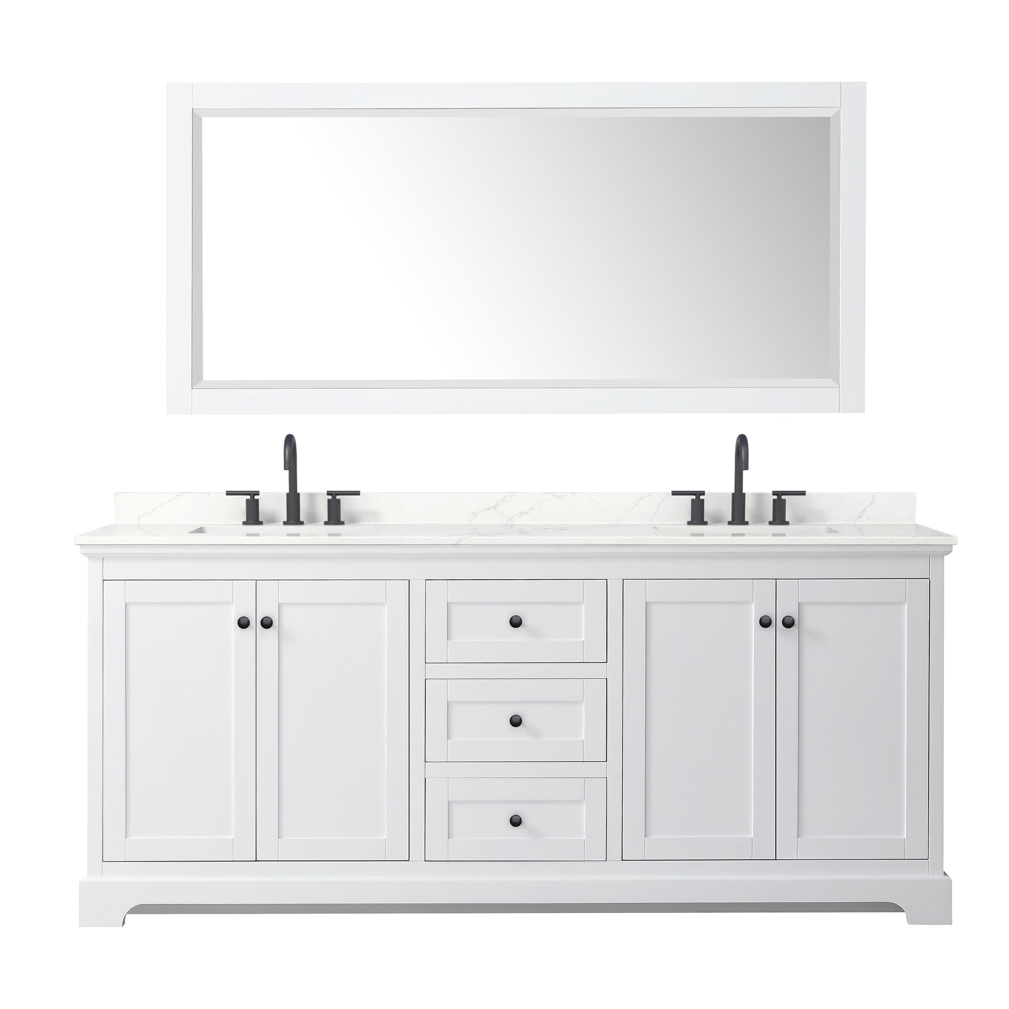 Wyndham Collection WCV232380DWBGTUS3M70 Bath-Vanity-Combo - View #2