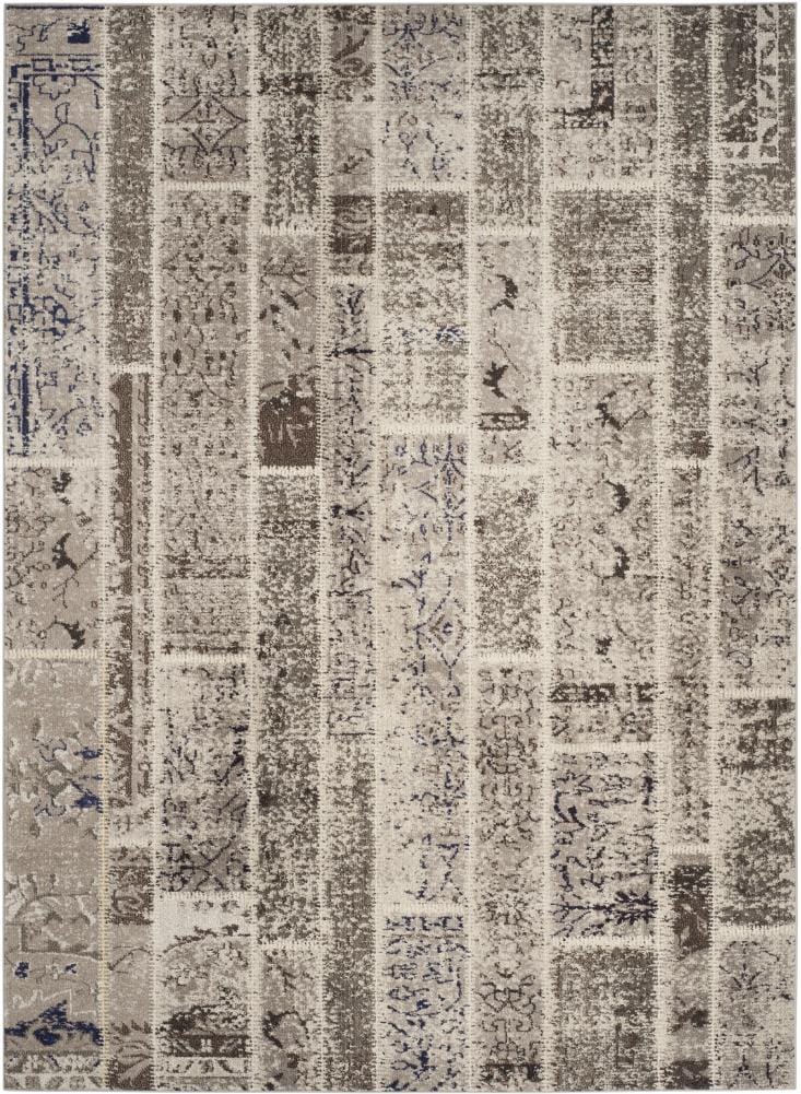 Safavieh MNC216P-9 Monaco Adum 9 x 12 (ft) Loomed Polypropylene Beige/Multi Rectangular Indoor Distressed/Overdyed Farmhouse/Cottage Area rug