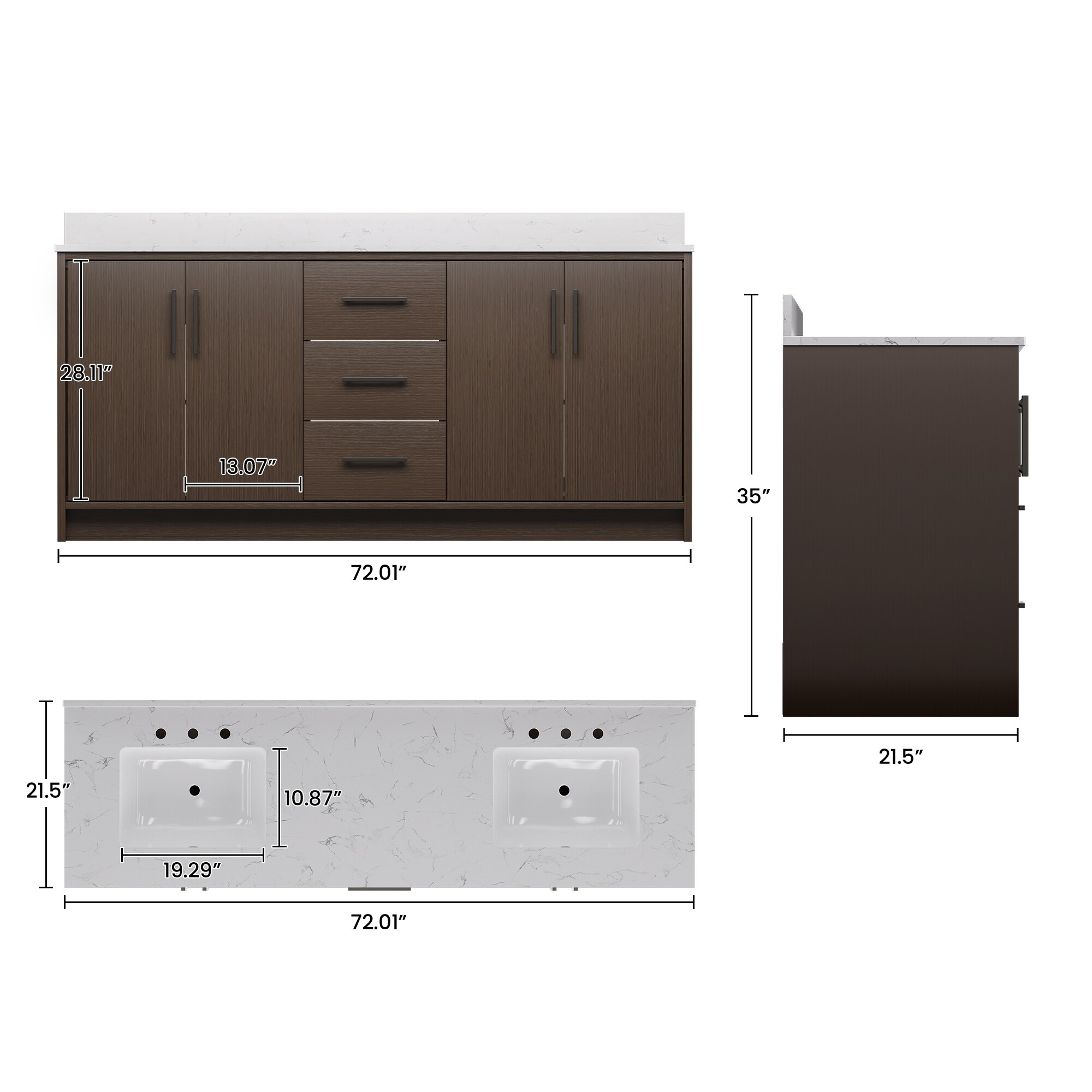 VOUA DXRCJ-SJD-BU Bath-Vanity-Combo - View #12