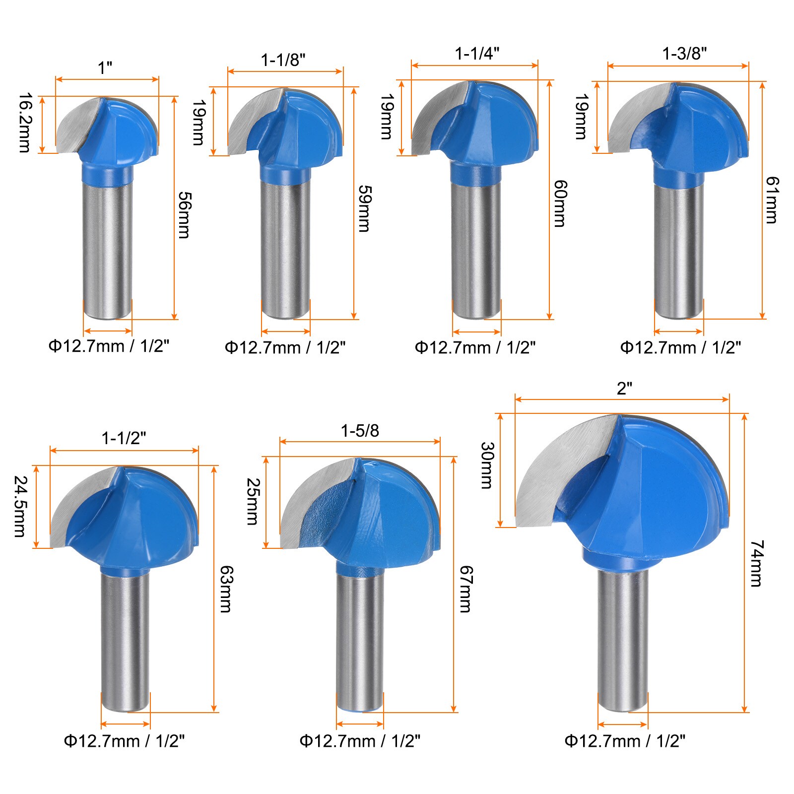 Harfington S25092400UX5278 Woodboring-Drill-Bits - View #2