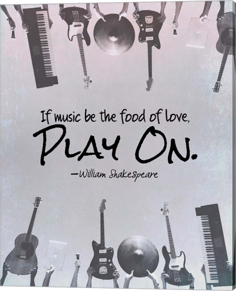 Metaverse Corporation PLI761133 Quote Master 20-in H x 16-in W Music Print on Canvas