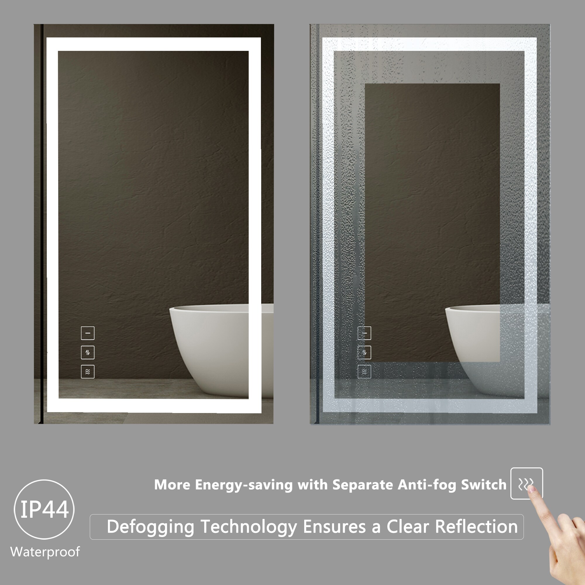 KINWELL MCG0504 Framed-Bath-Mirrors - View #4