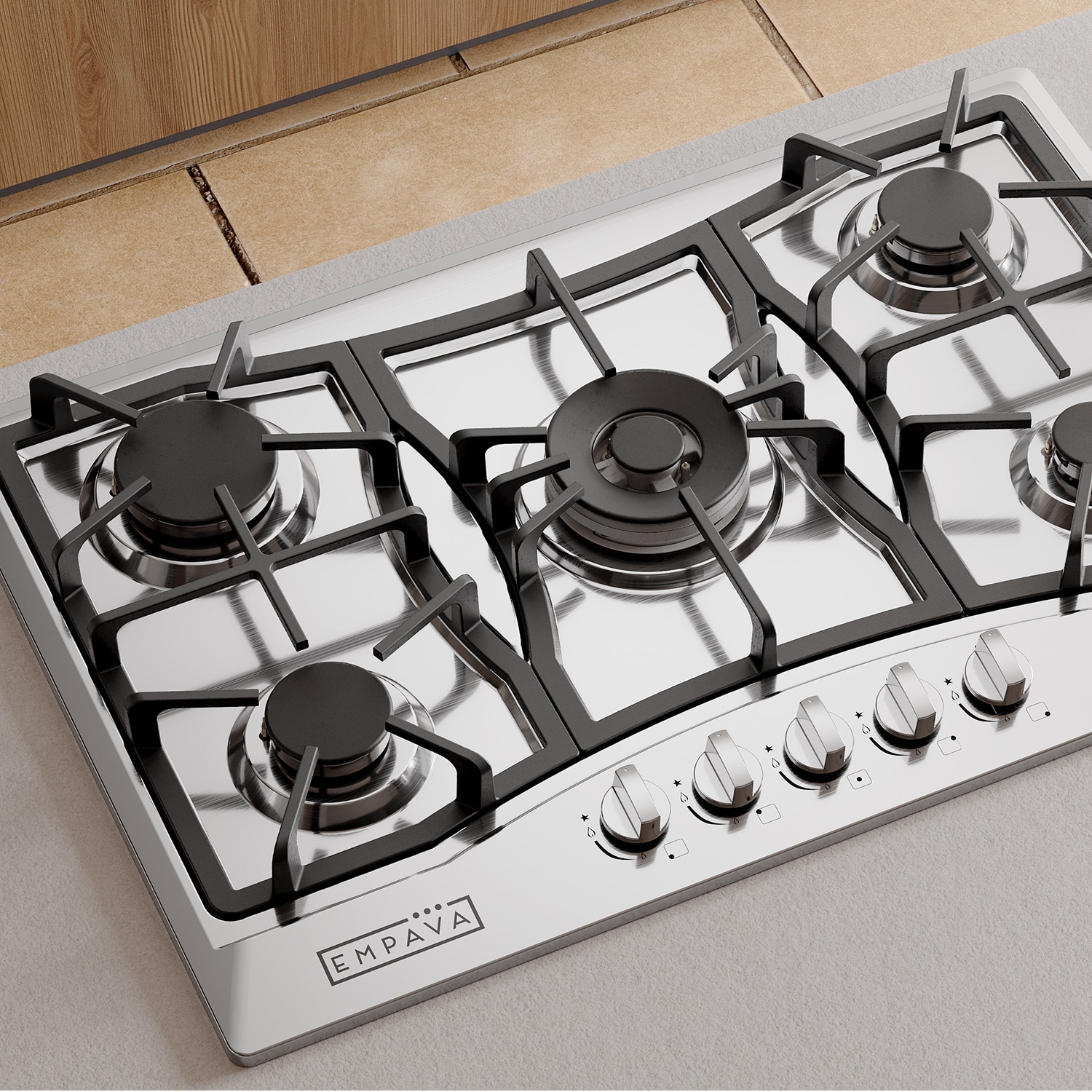 Summit Appliance 30-in 4 Burners Coil Stainless Steel Electric Cooktop