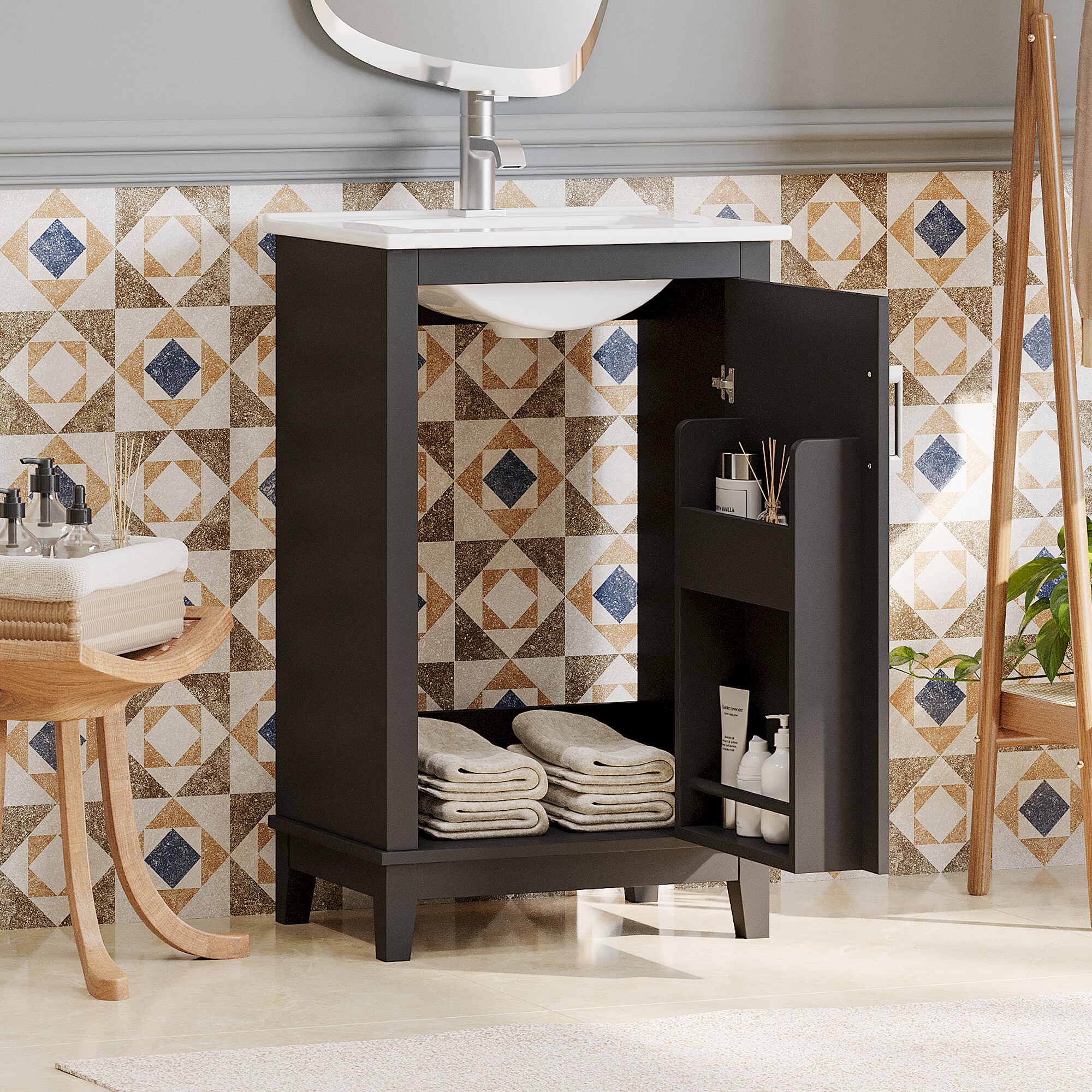 CASAINC CA-VT-0386B Bath-Vanity-Combo - View #3