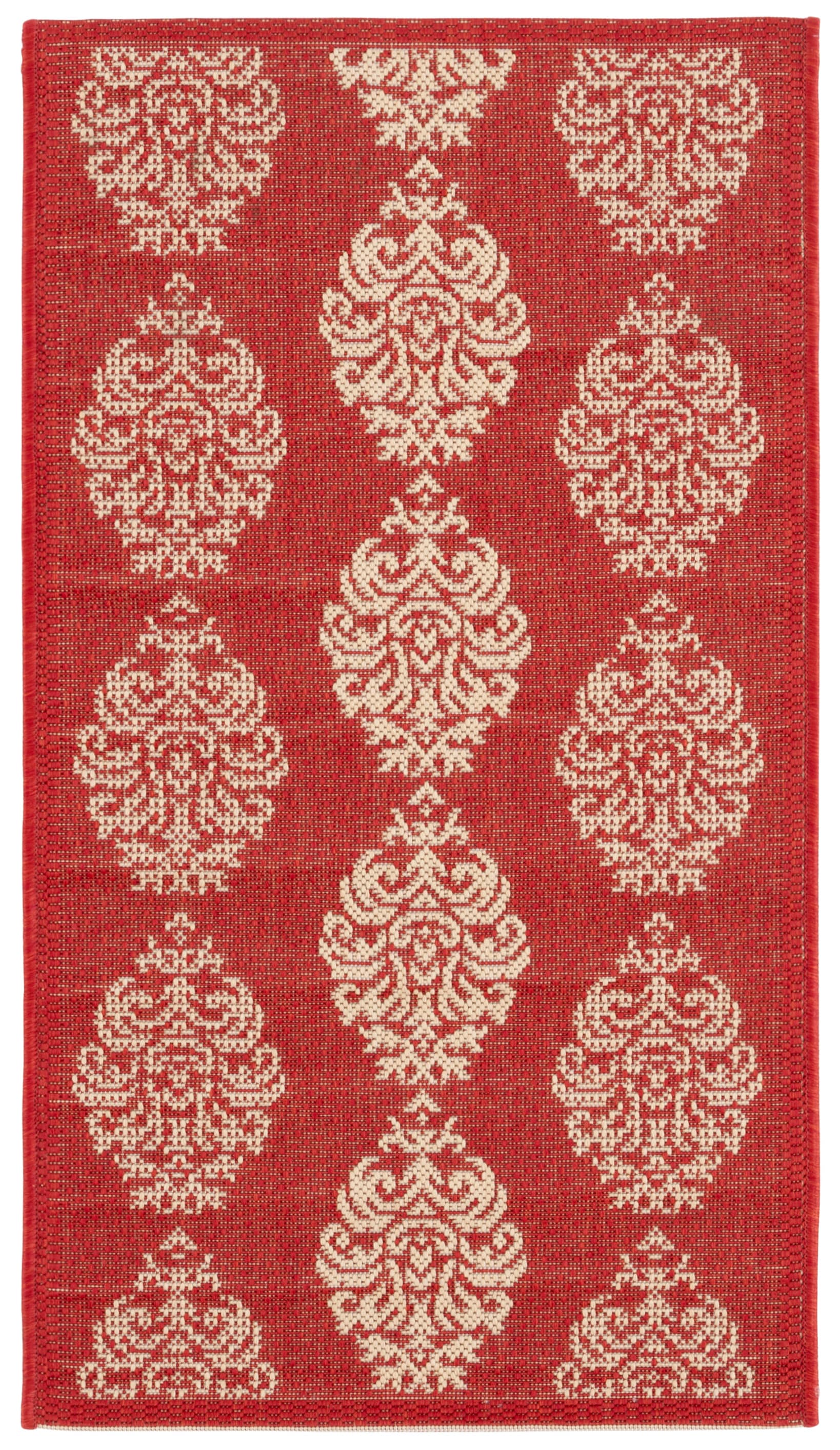 Safavieh - Courtyard 2720 Red/Natural 2 X 4 Area Rug