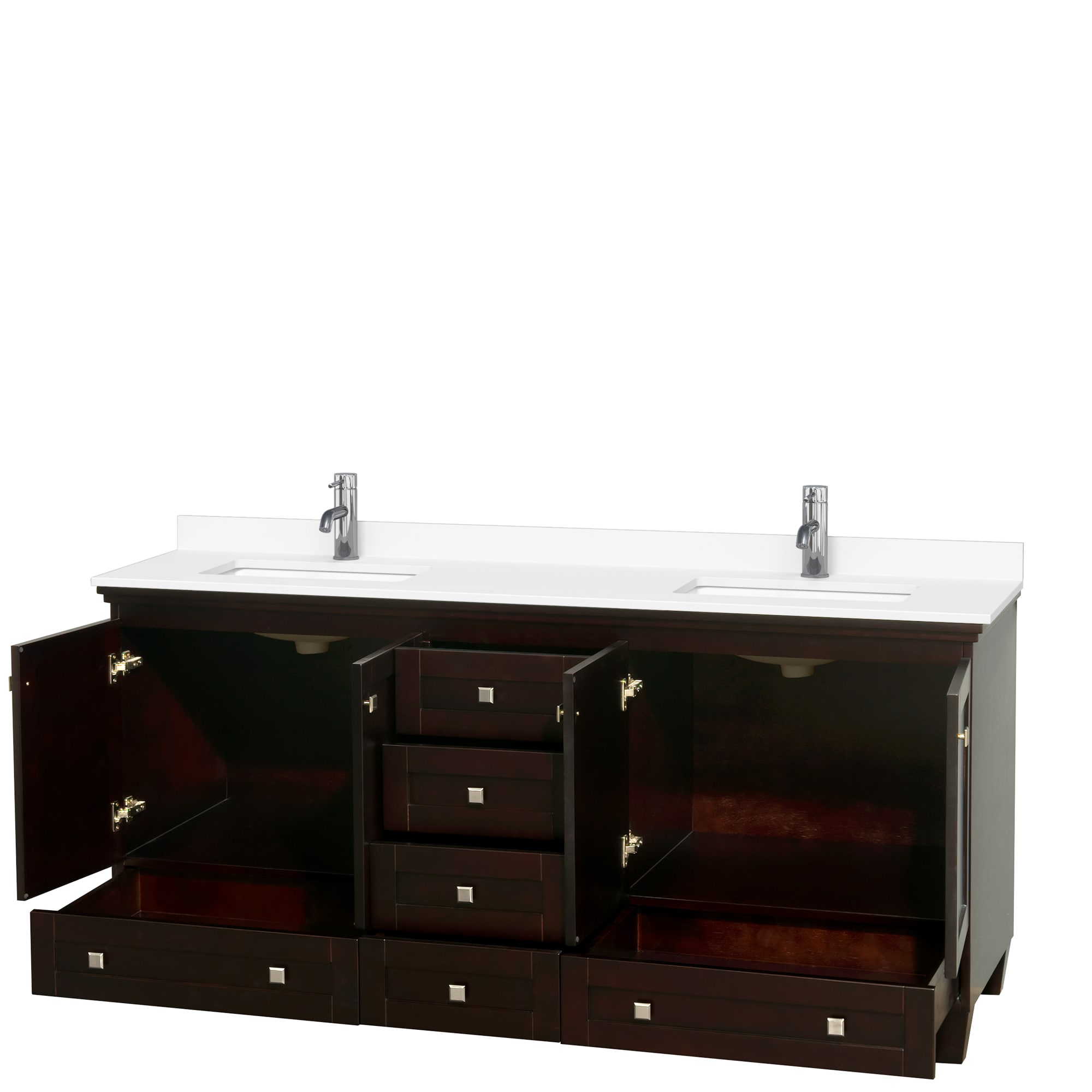 Wyndham Collection WCV800072DESWCUNSMXX Bath-Vanity-Combo - View #2