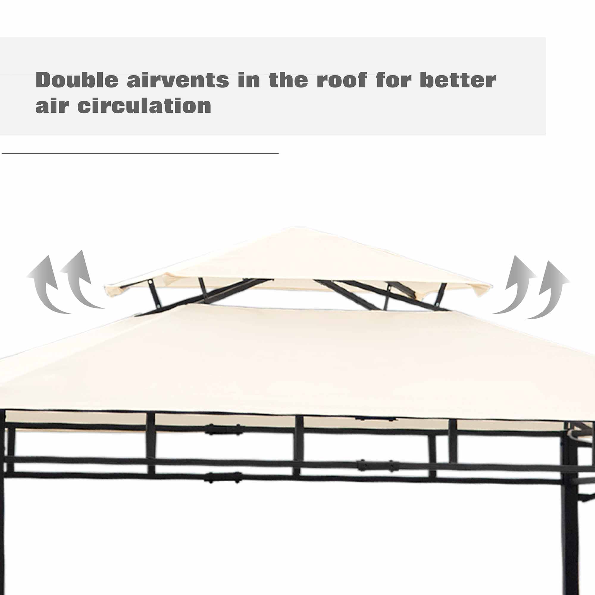 Clihome SL-42MX-AA Wood-Resin-Gazebos - View #7