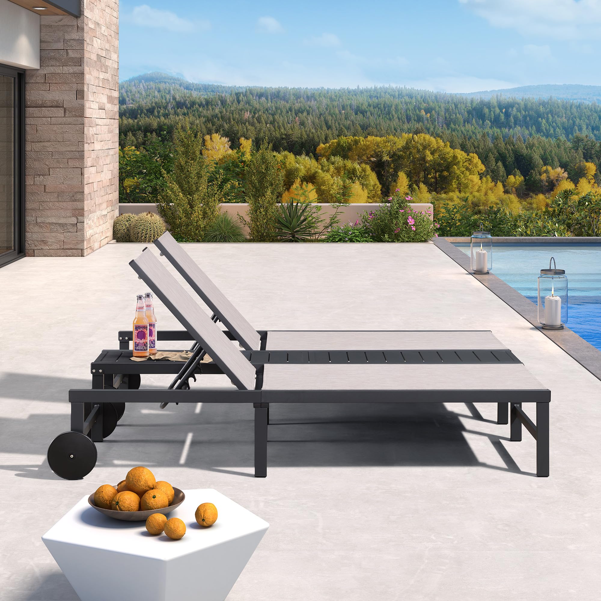 PURPLE LEAF LS06CLSSJ-SR-MG Patio-Chairs - View #3