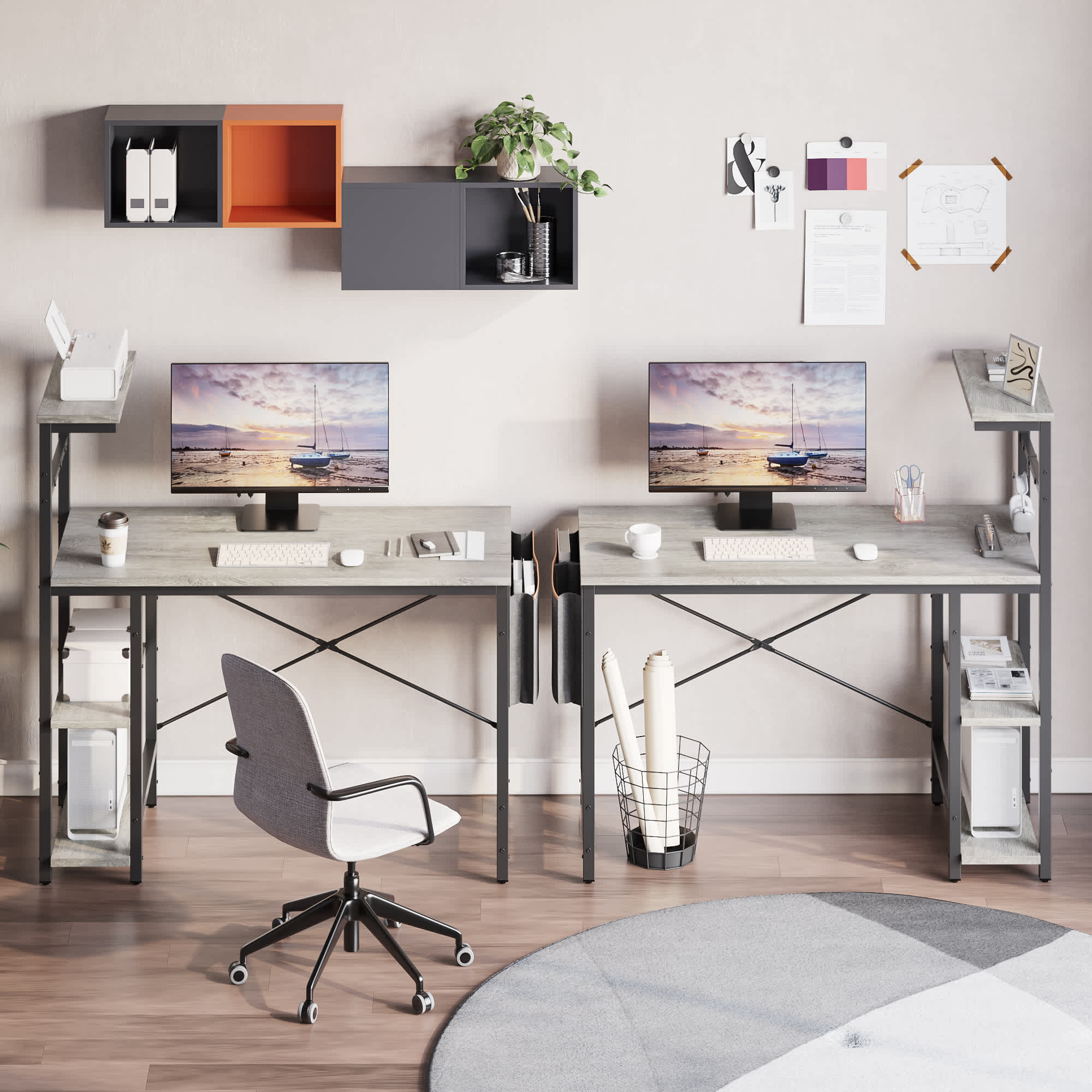 Bestier LOW-D471Z-RGOL desks - View #3