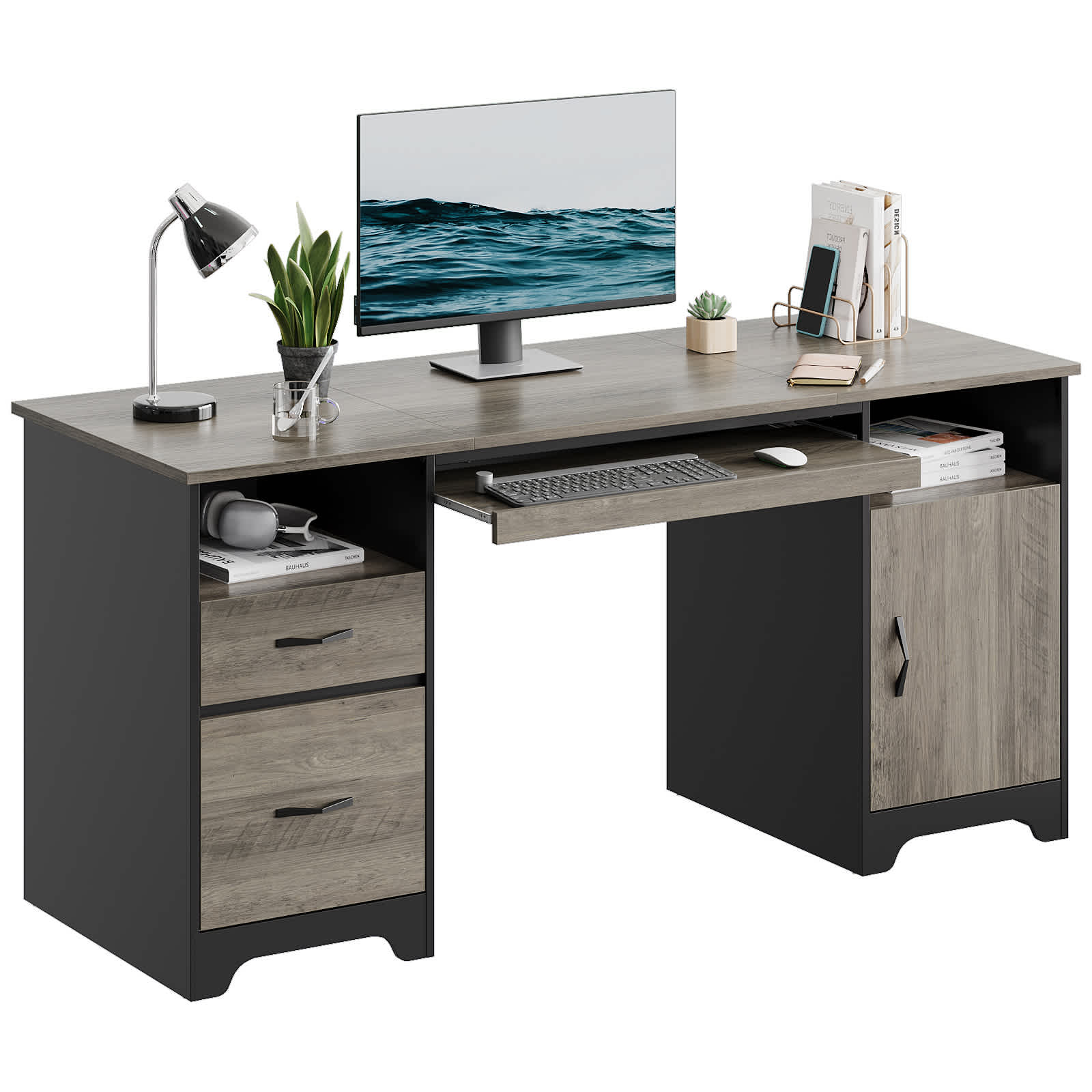 Bestier LOW-H104515M-GRW desks - View #4