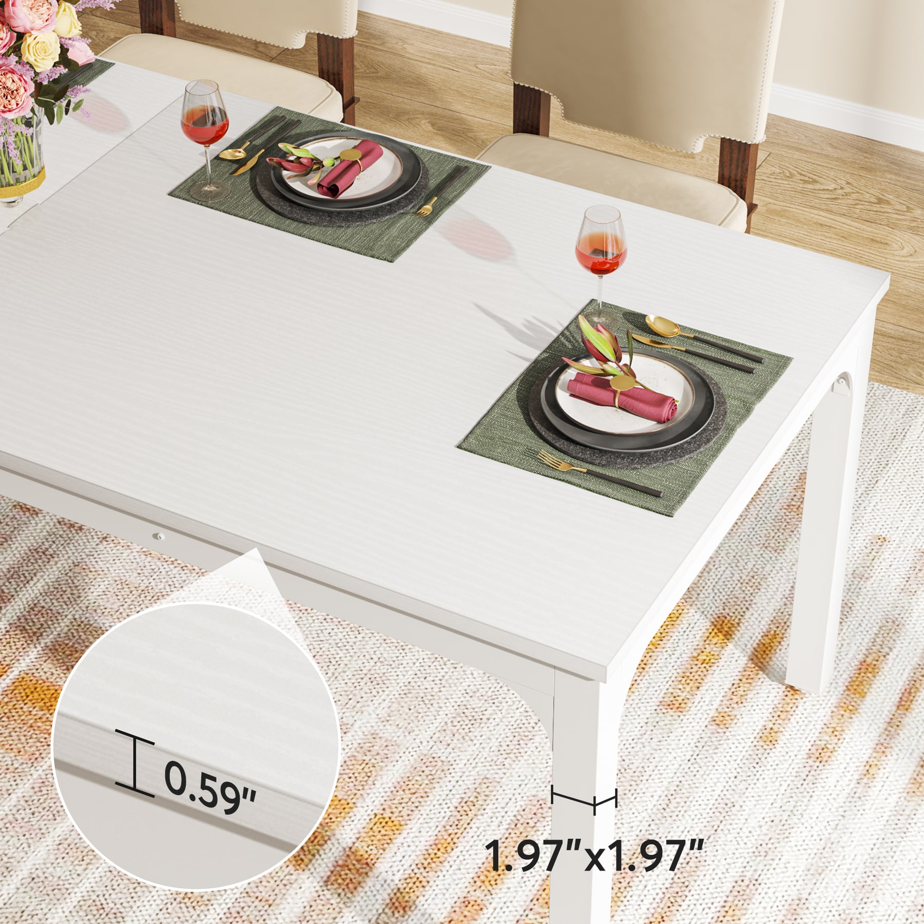 Tribesigns LWOYJL-1034YY Dining-Tables - View #5