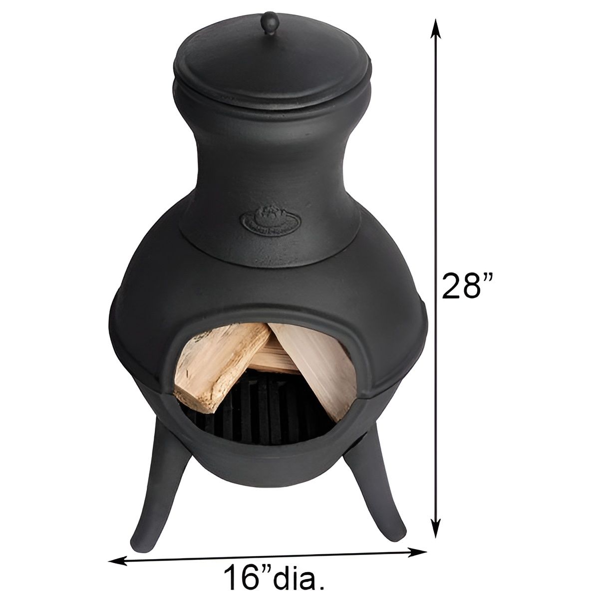 Slickblue D-FR-5523CICB Outdoor-Woodburning-Firepits - View #3
