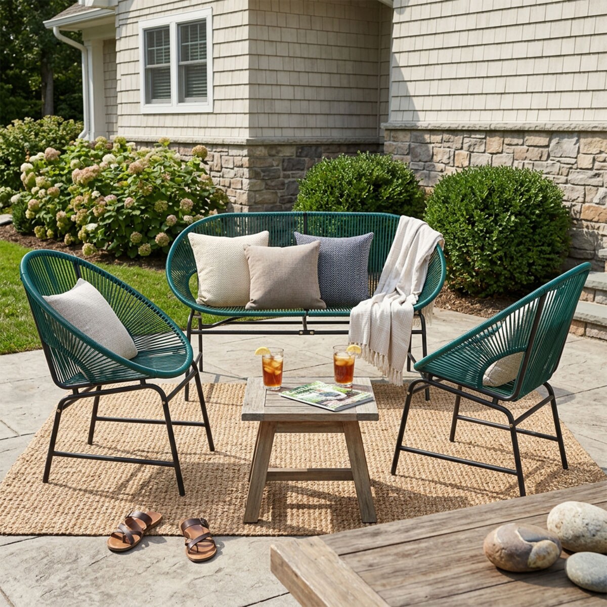 Wooakway FXLS0609-606A527 Patio-Conversation-Sets - View #3