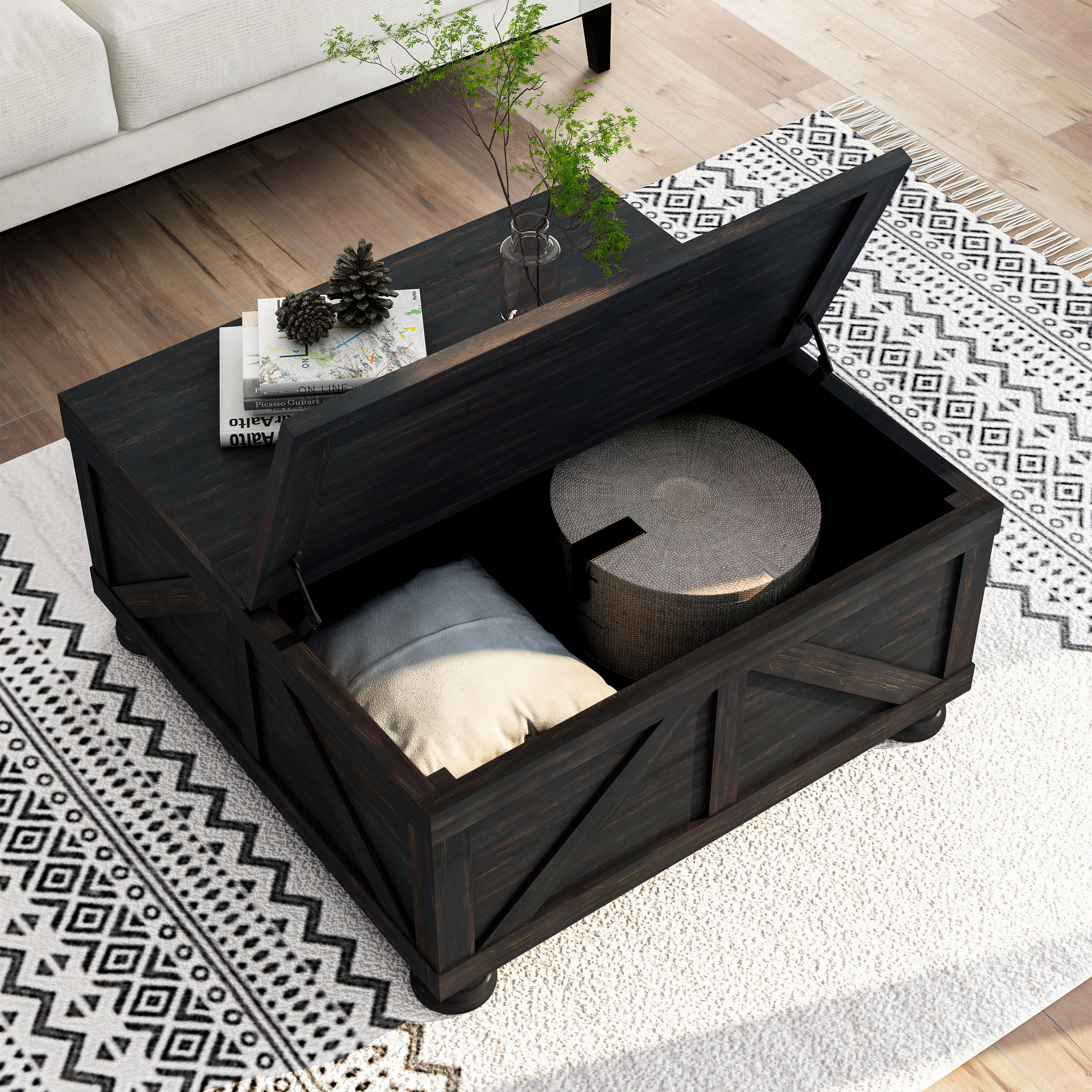 Furniture of America IDF-4135BK-C Coffee-Tables - View #6