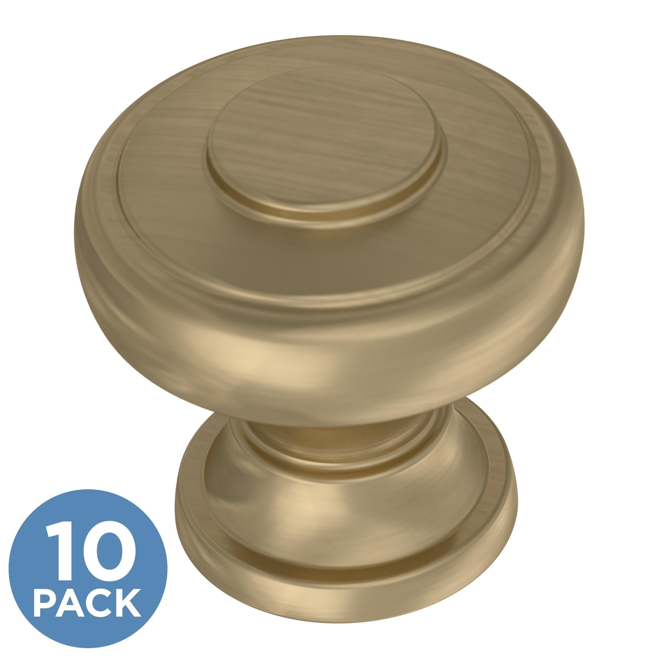 Gem Round Head Solid Brass Fasteners, 1-1/4 in., Size 5, 100/BX