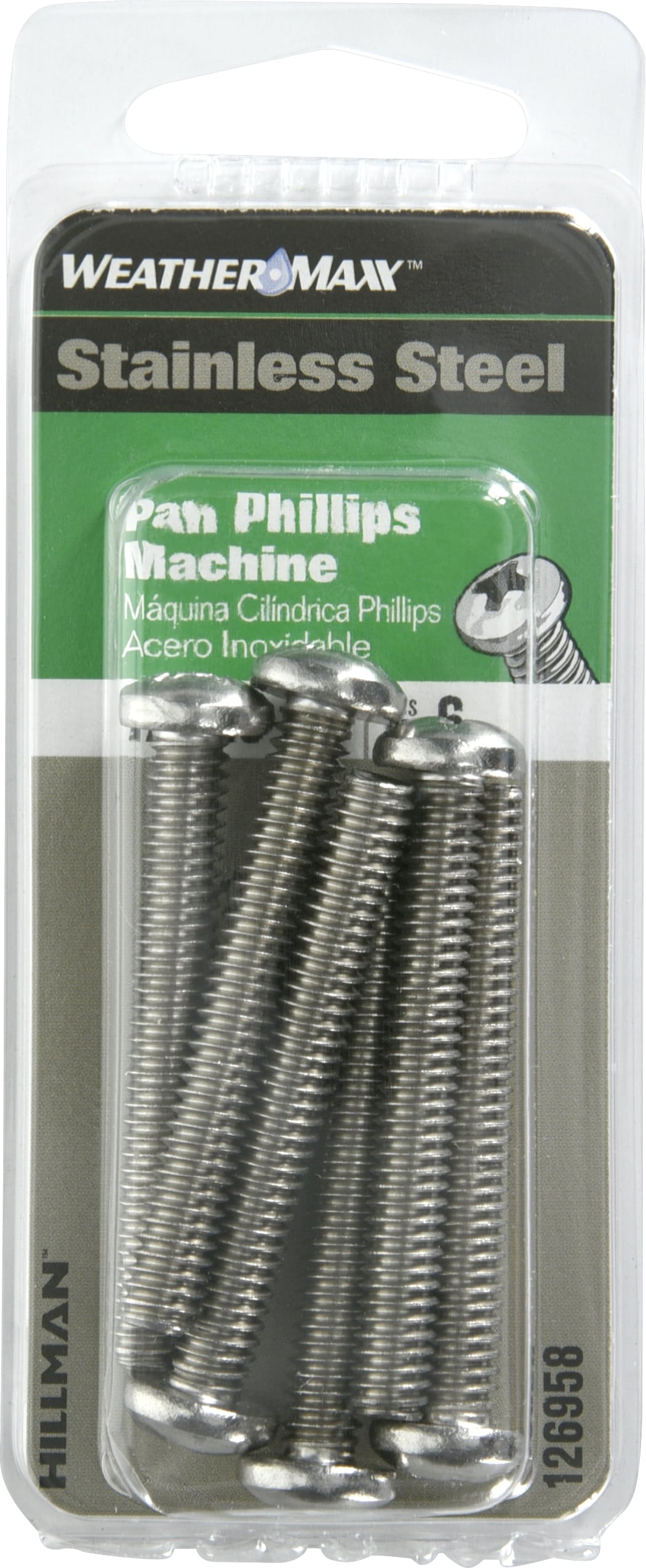 Hillman 126958 #14 - 20 x 2-in Phillips -Drive Machine screws ( 6 -Count )