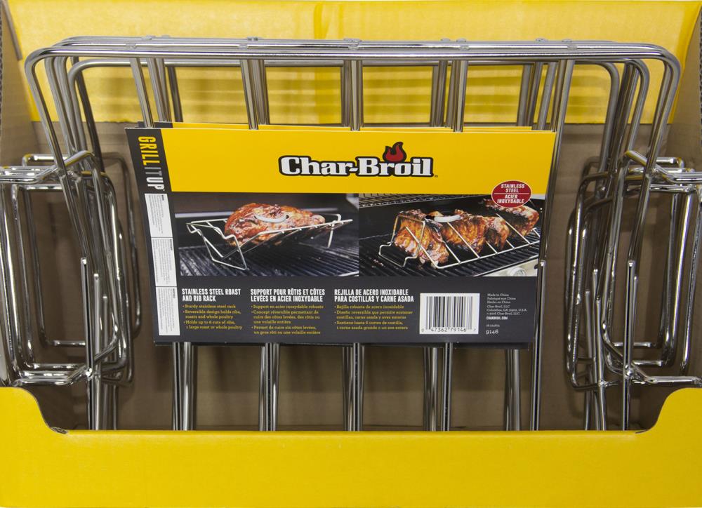 Char Broil Stainless Steel Roaster Rib Rack