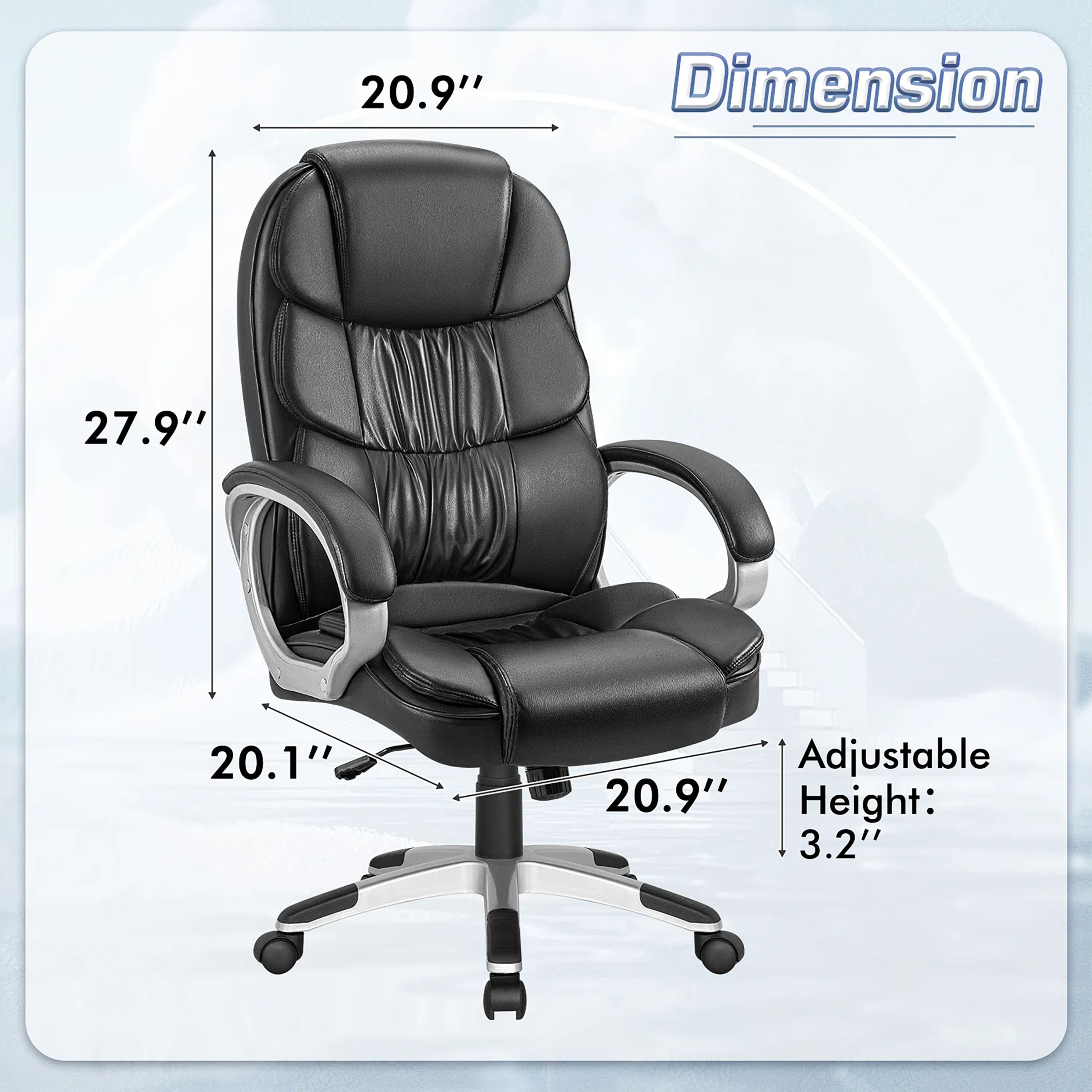 Vineego LS-OCBC7000 Office-Chairs - View #7